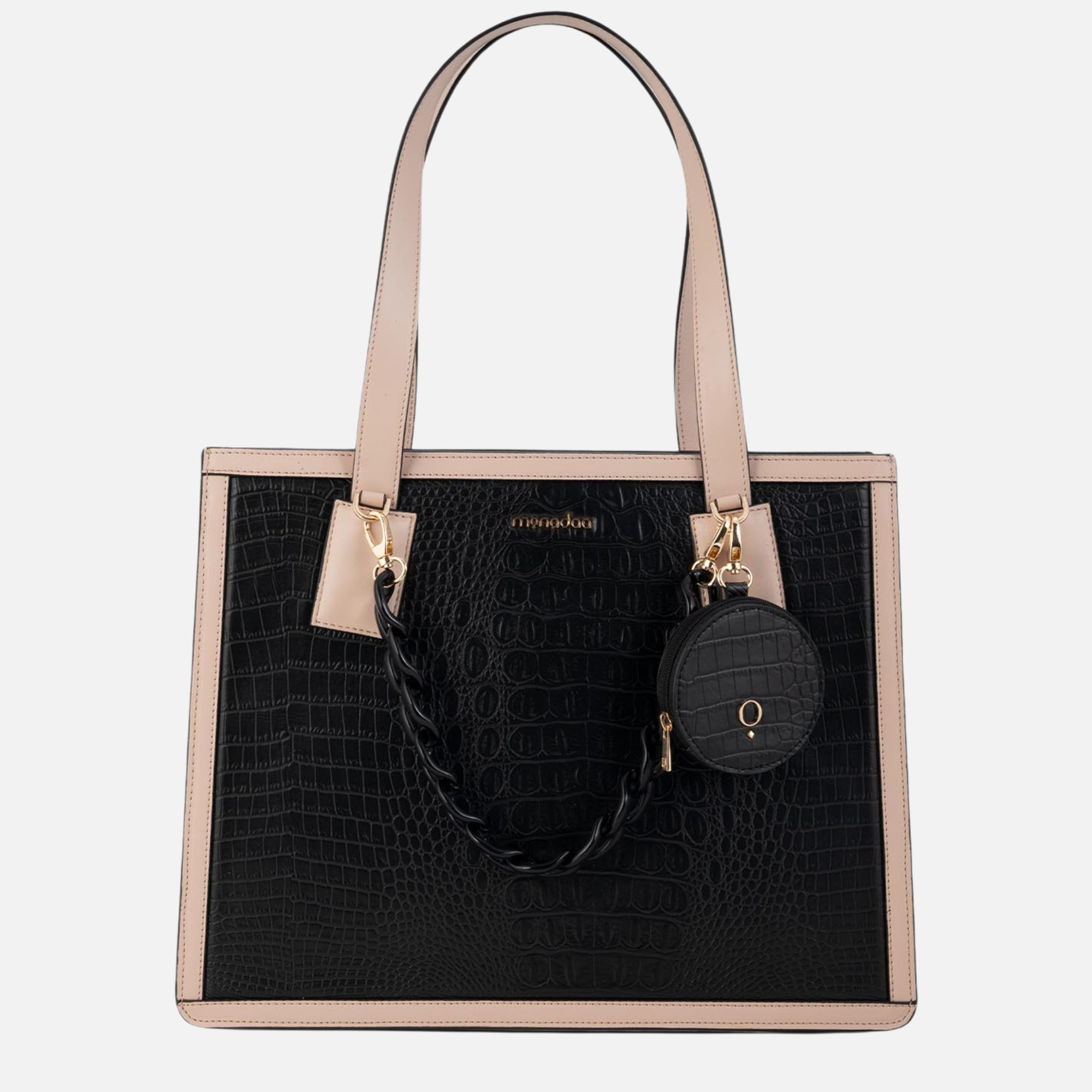 Black Jacqueline Tote Bag