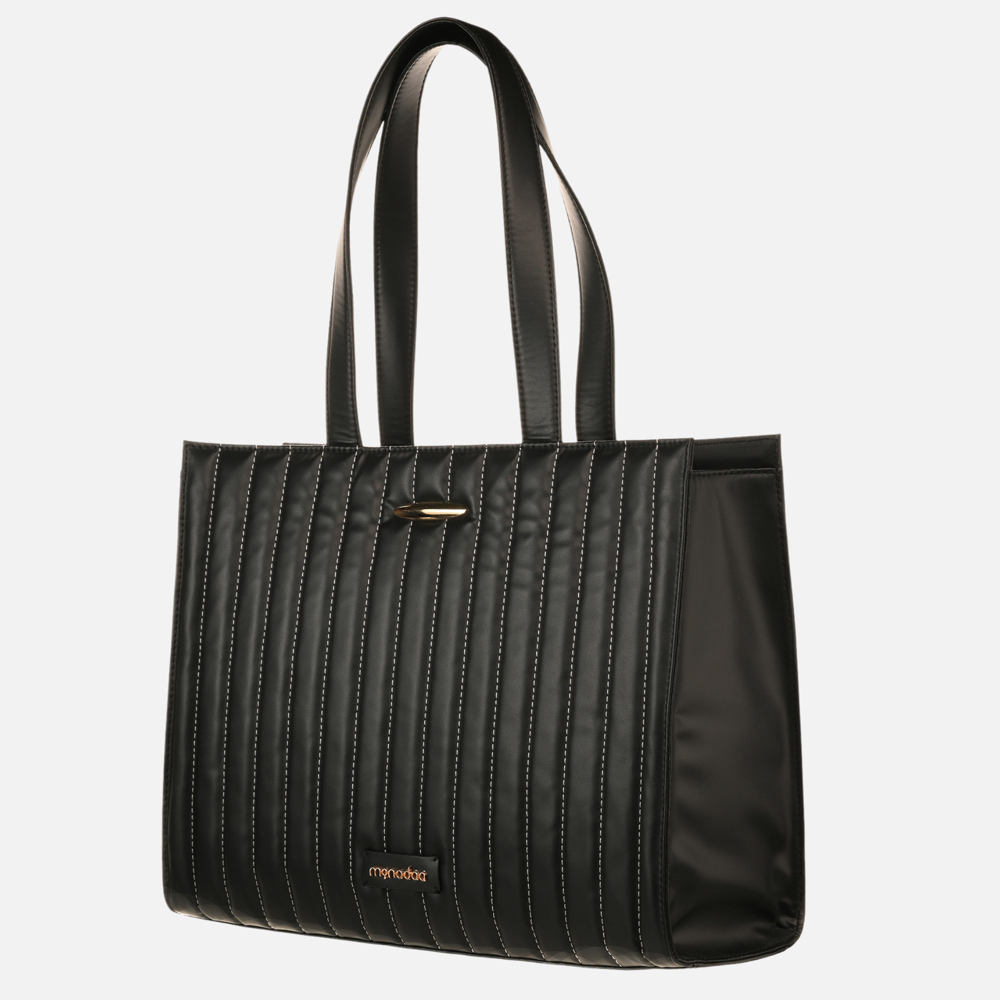 BLACK GEMMA TOTE BAG