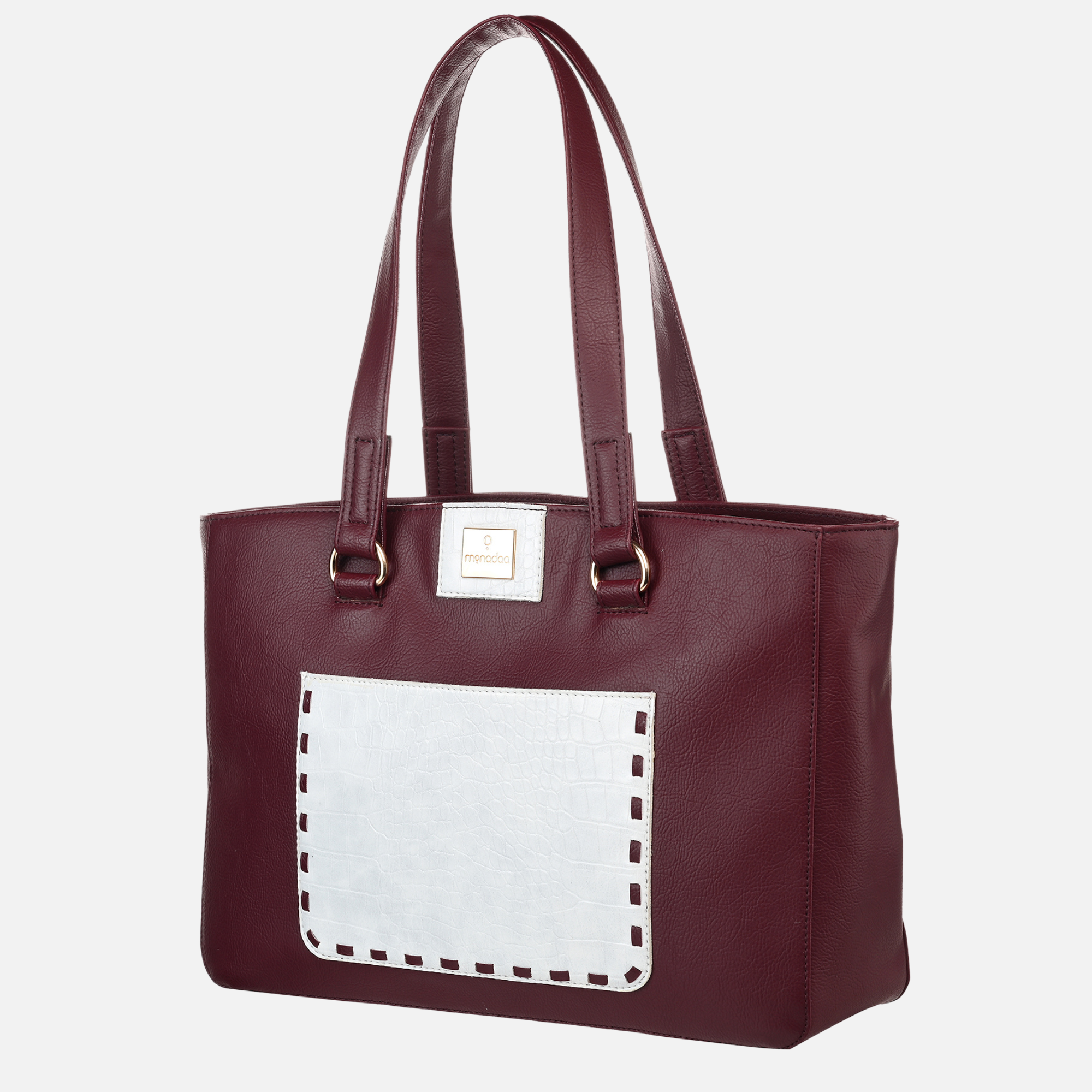 MAROON OYSLO TOTE BAG