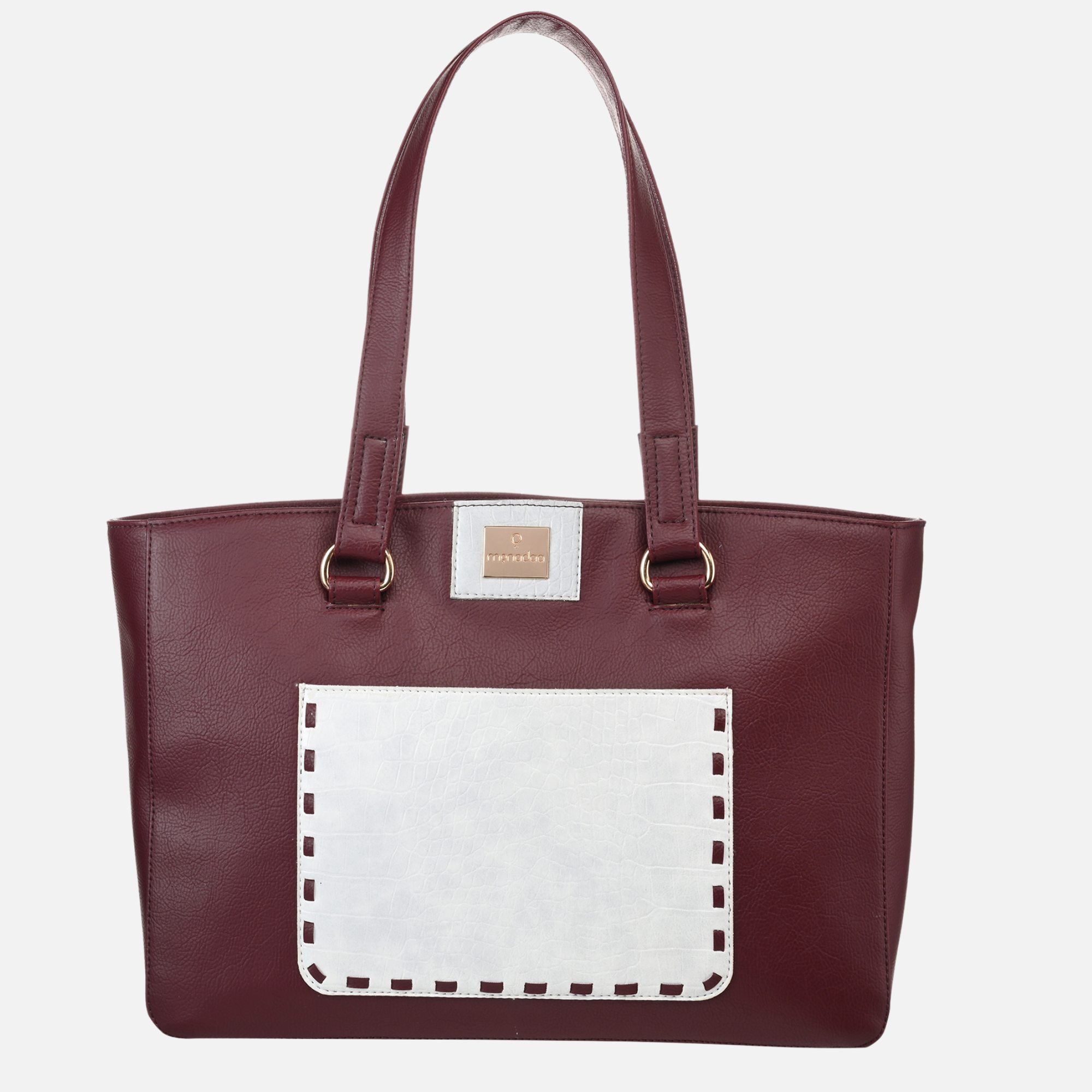 MAROON OYSLO TOTE BAG