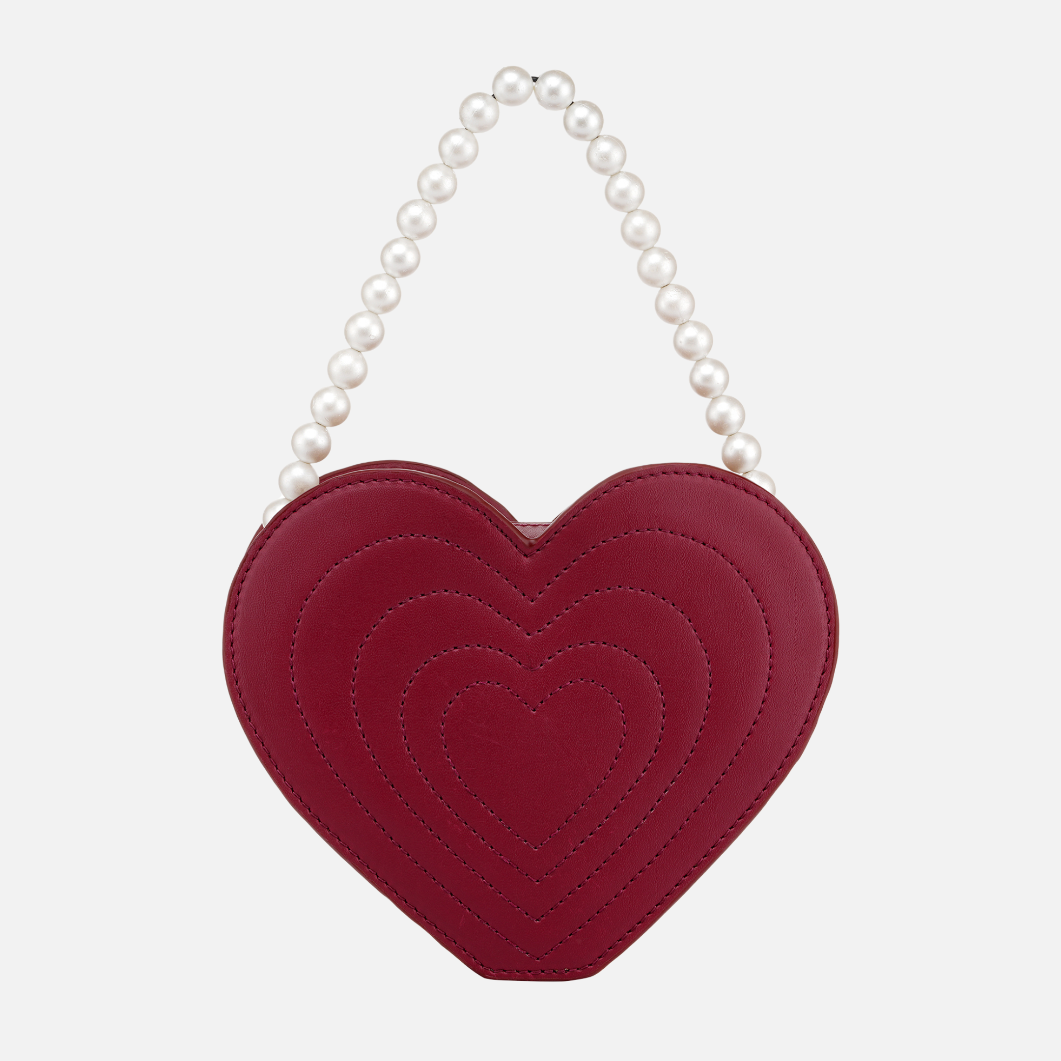 Maroon Mi Amore Mini Handbag