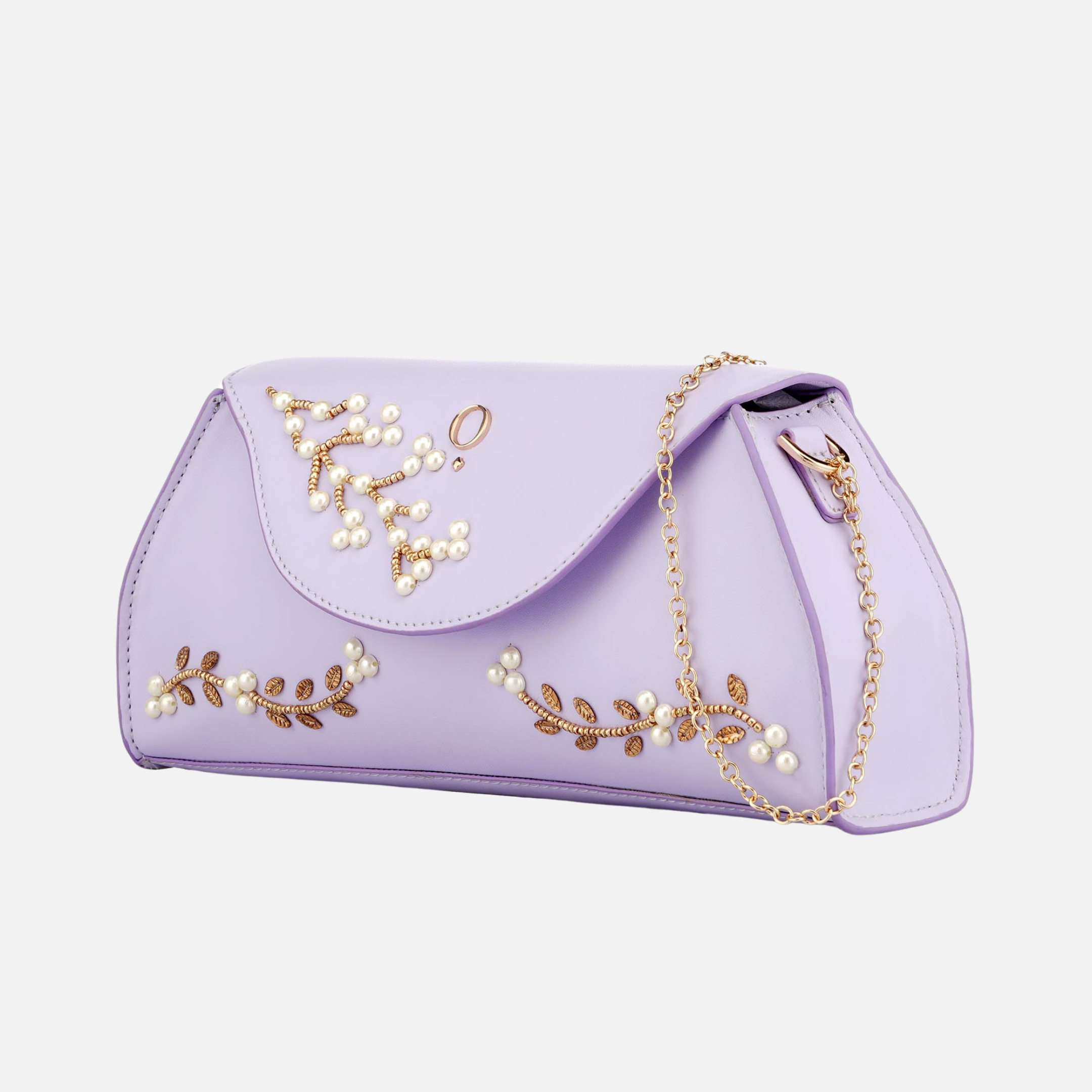 Lavender Jewel Evening Clutch