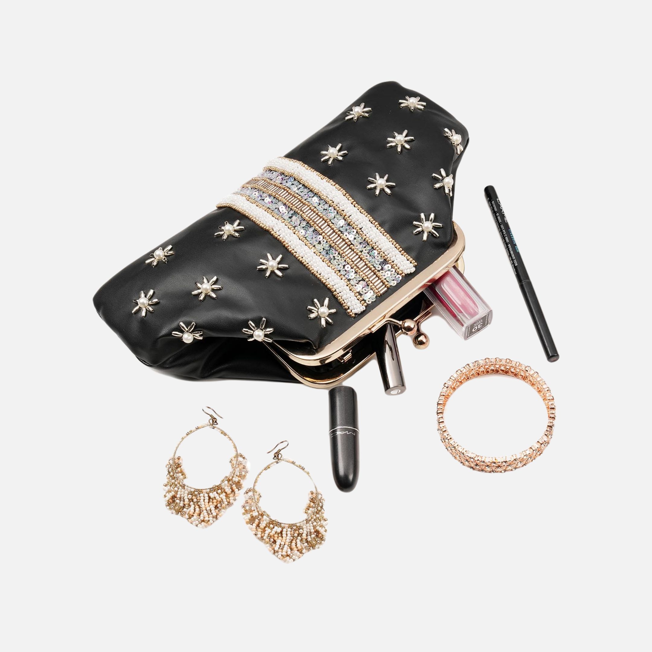 Black Lucie Evening Bag