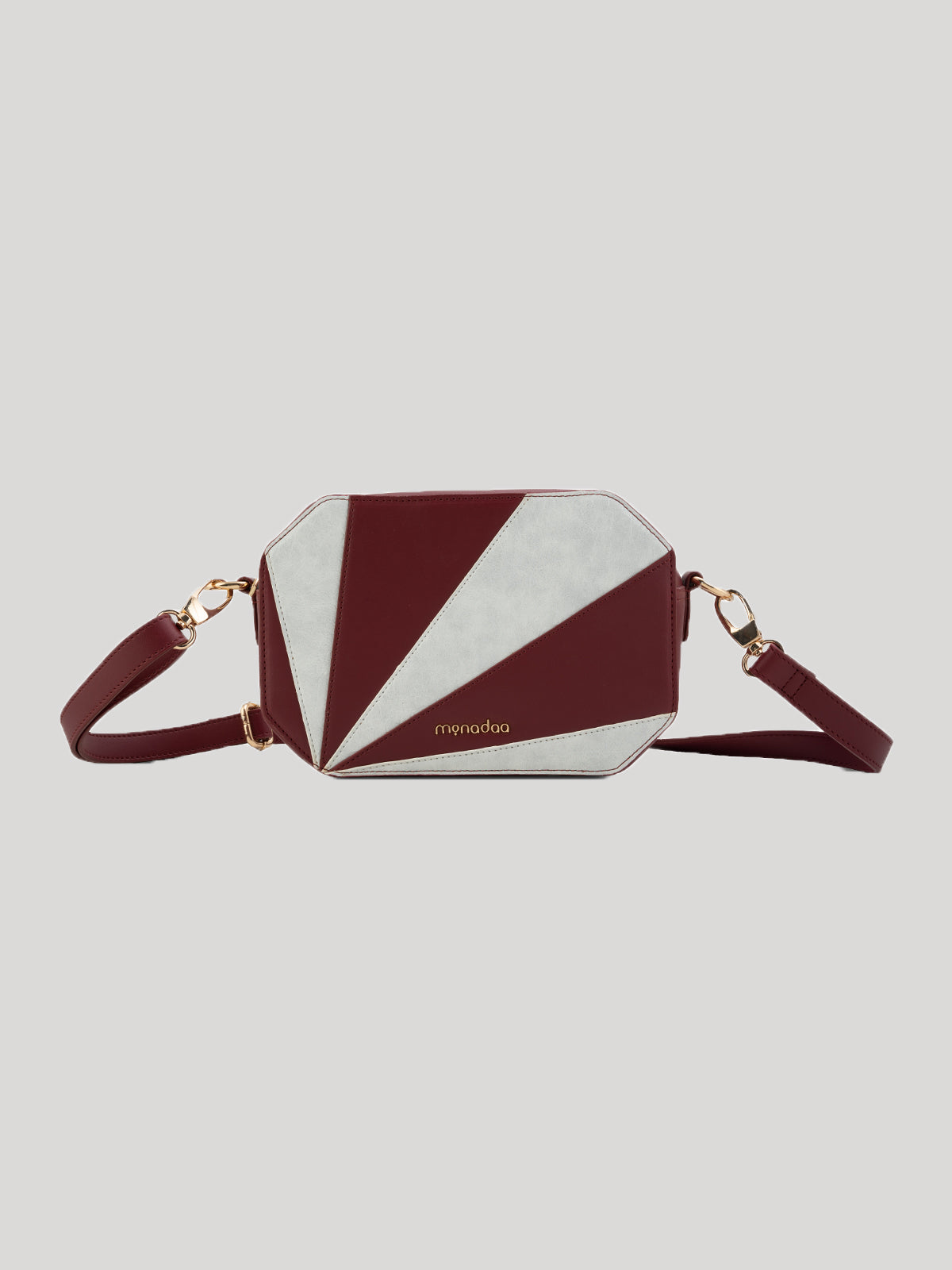 Maroon Clemence Handbag