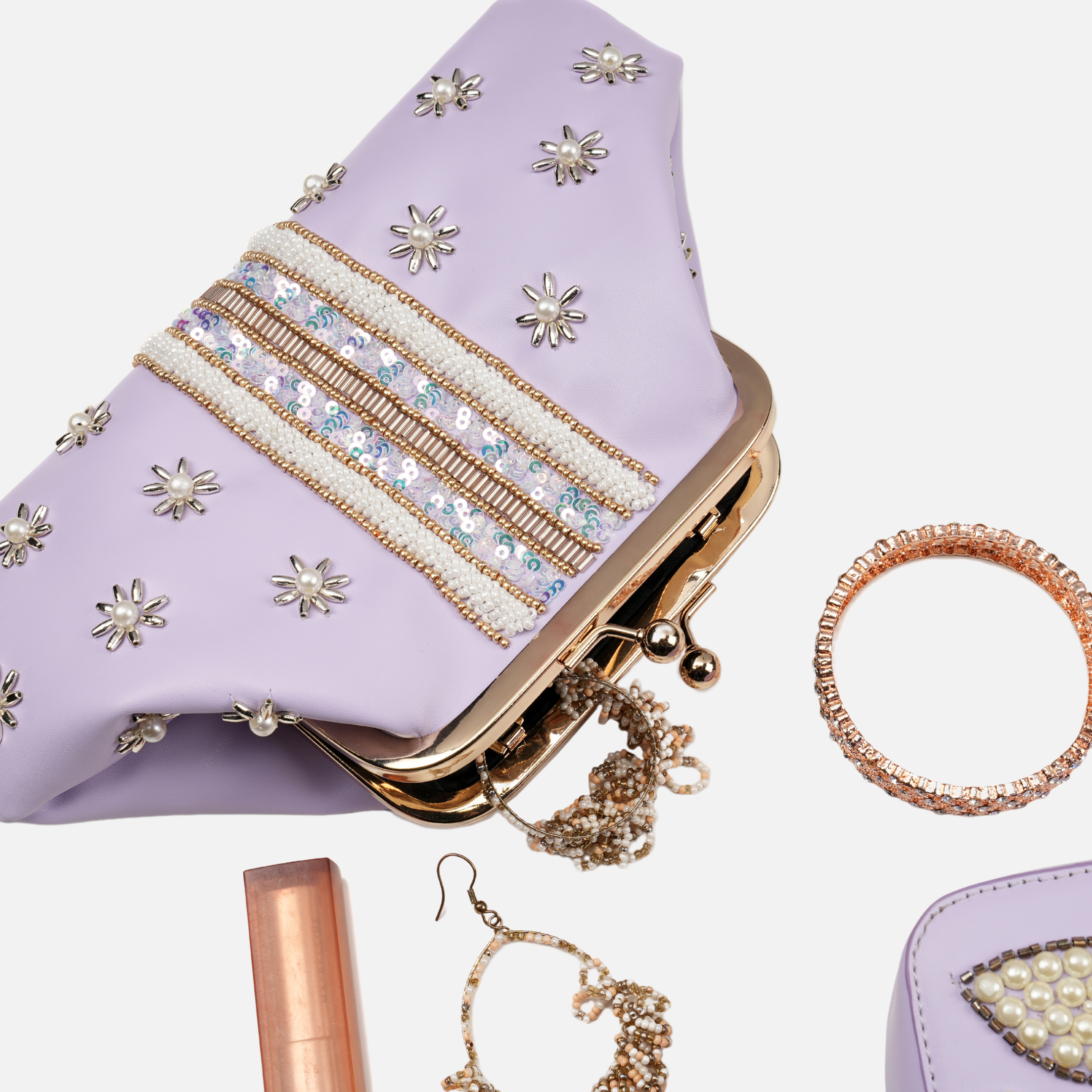 Lavender Lucie Evening Bag