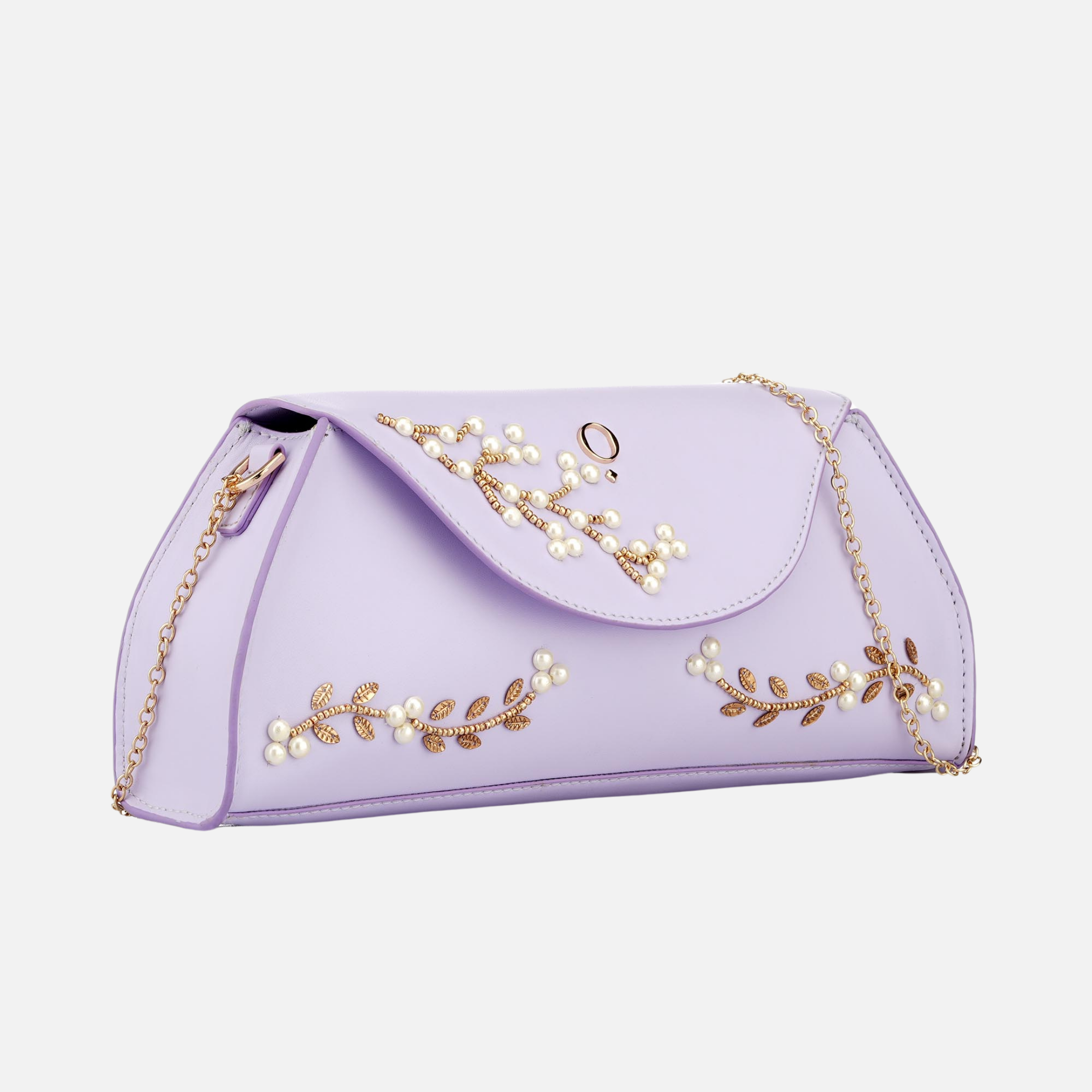 Lavender Jewel Evening Clutch