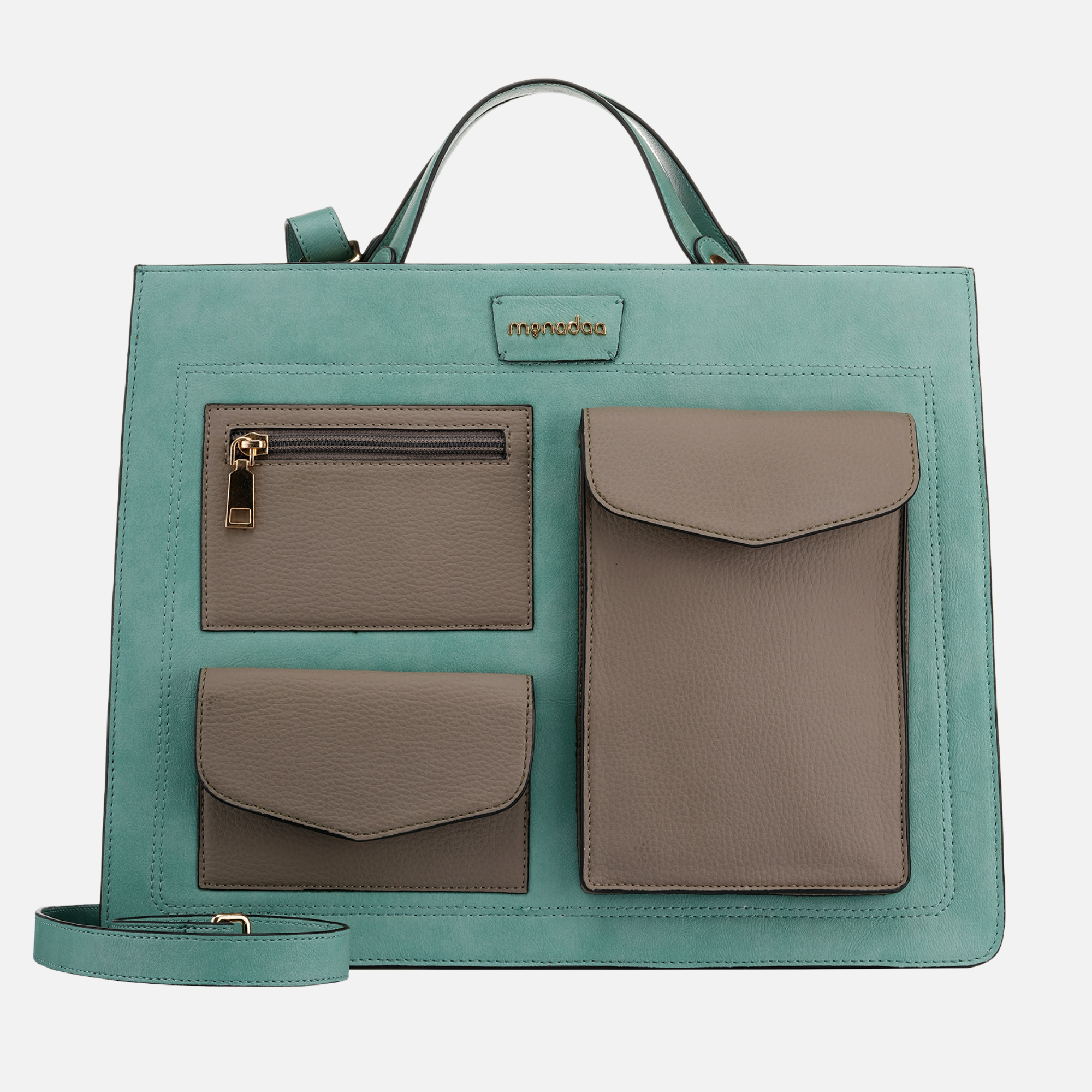 Turquoise Jass Tote Bag