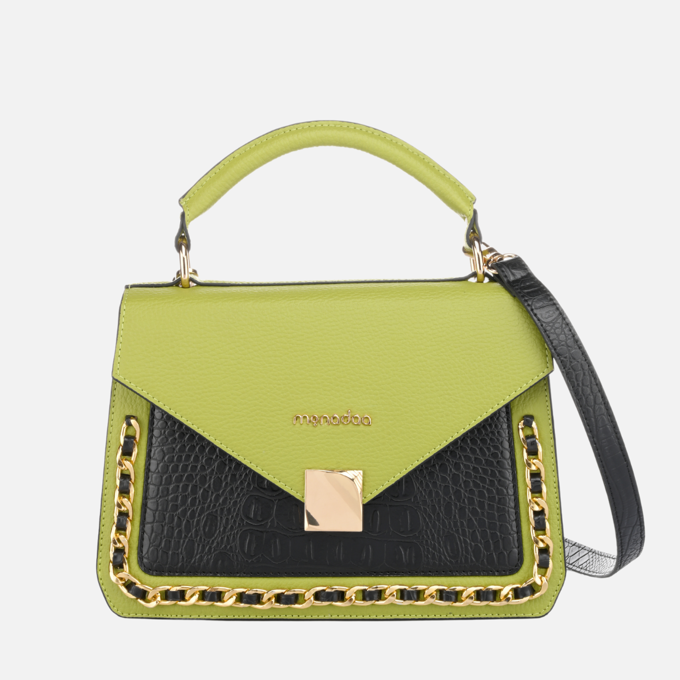 Green Barada Structured Bag