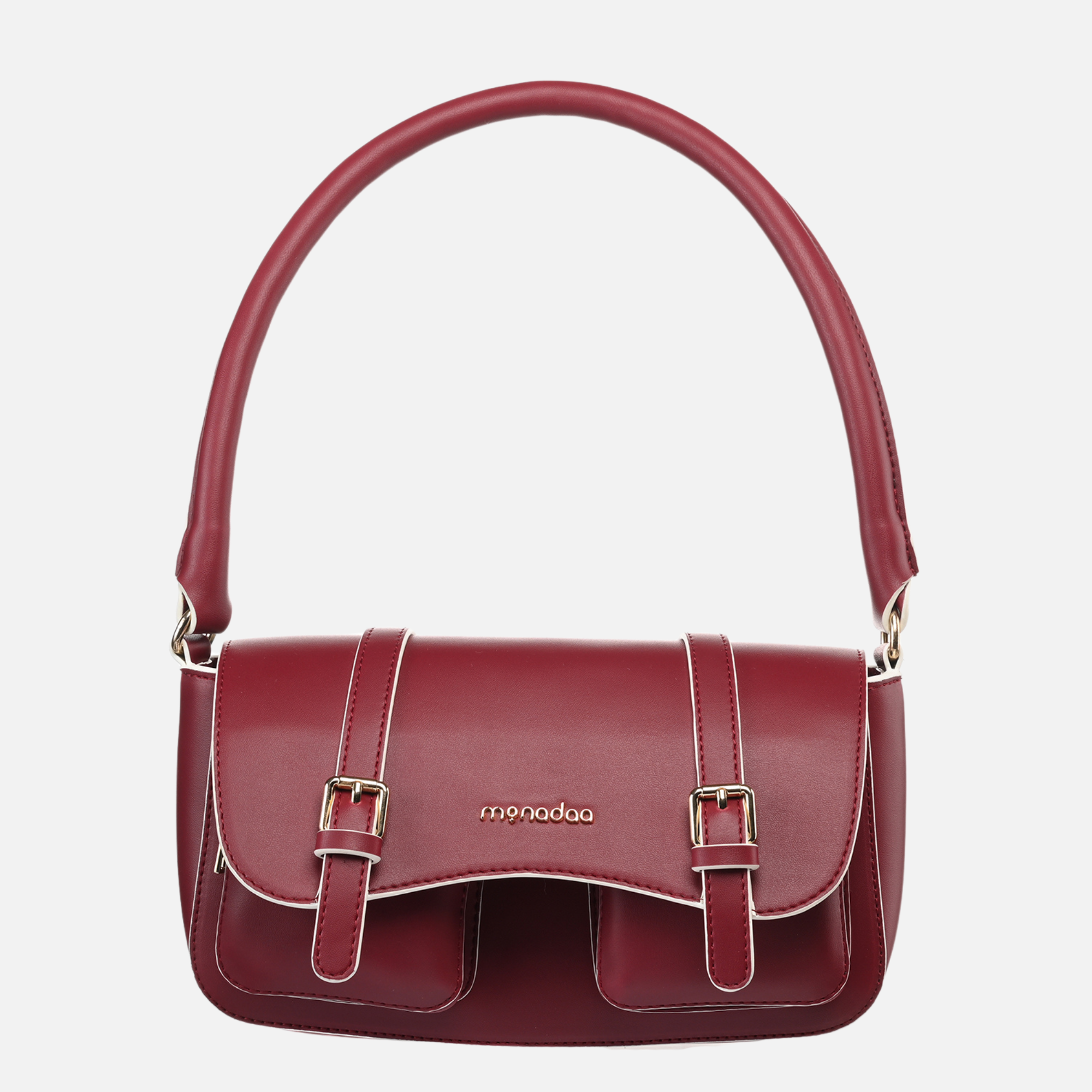 MAROON FAITH SHOULDER BAG