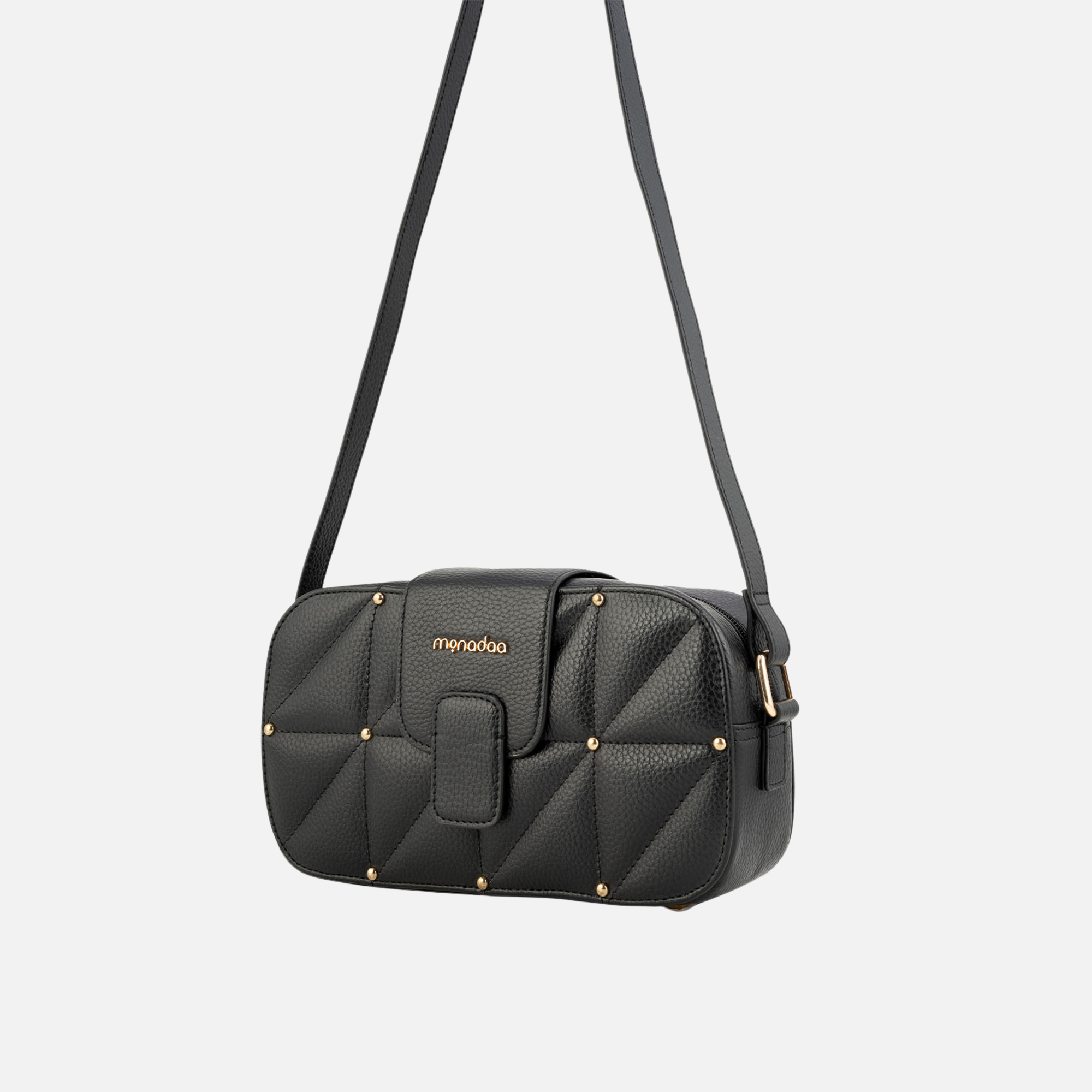 Black Suzette Crossbody Bag