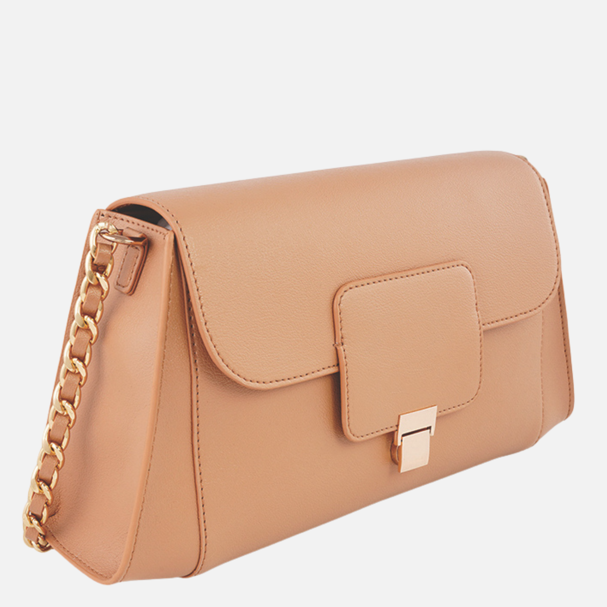 Tan Elise Structured Bag