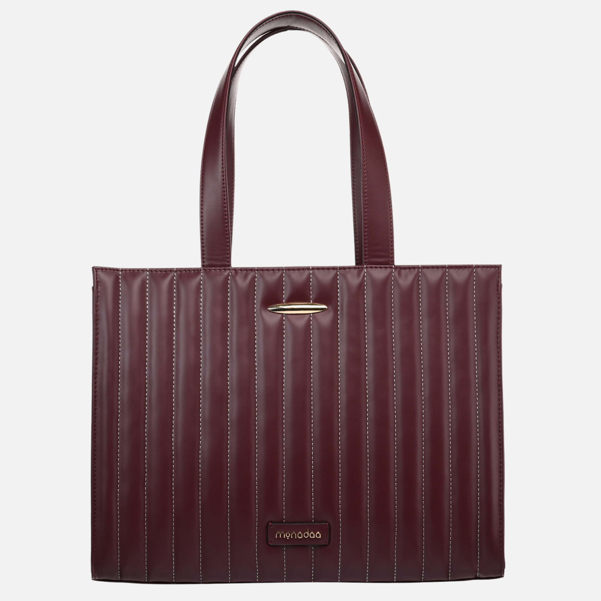 MAROON GEMMA TOTE BAG