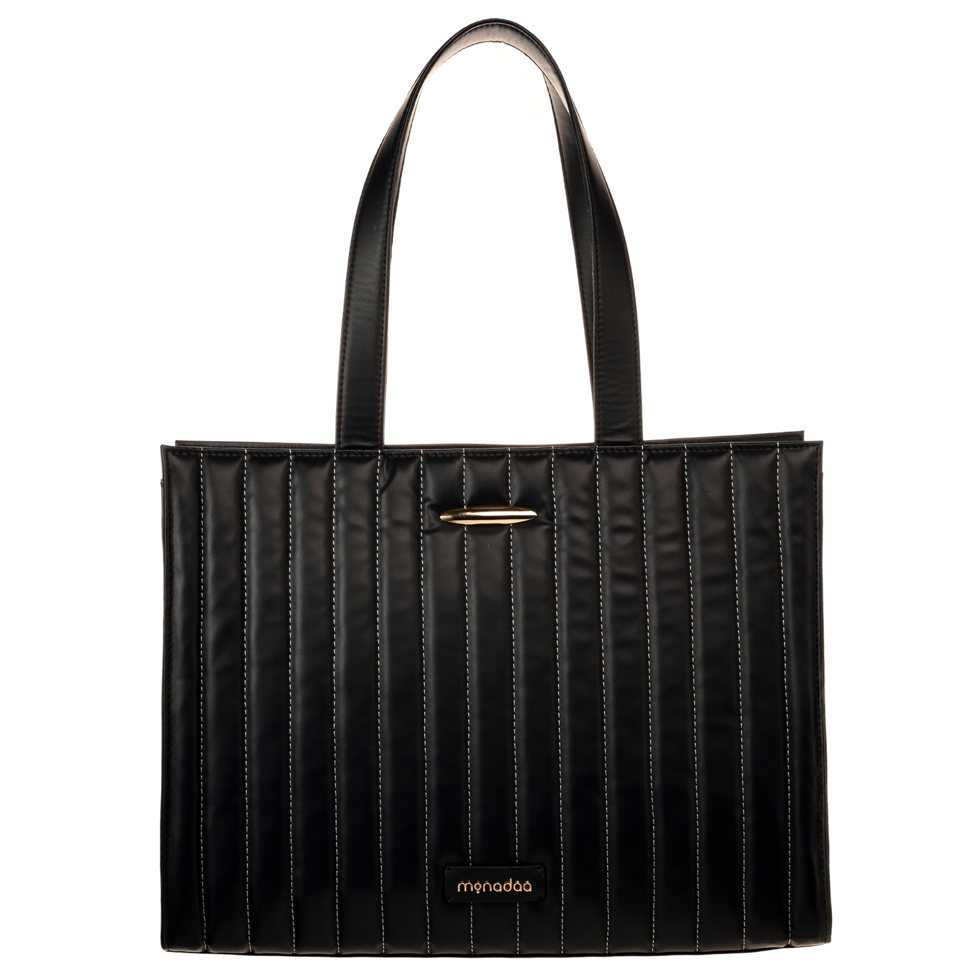 BLACK GEMMA TOTE BAG