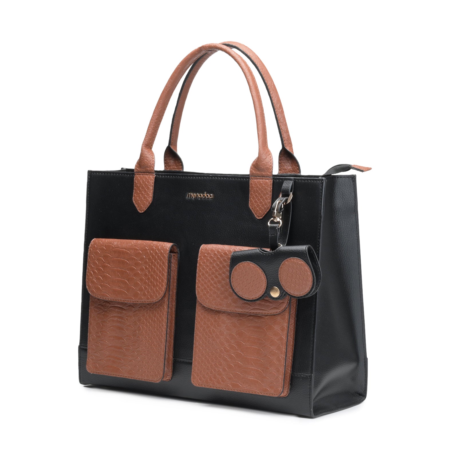 Black Madeleine Tote Bag