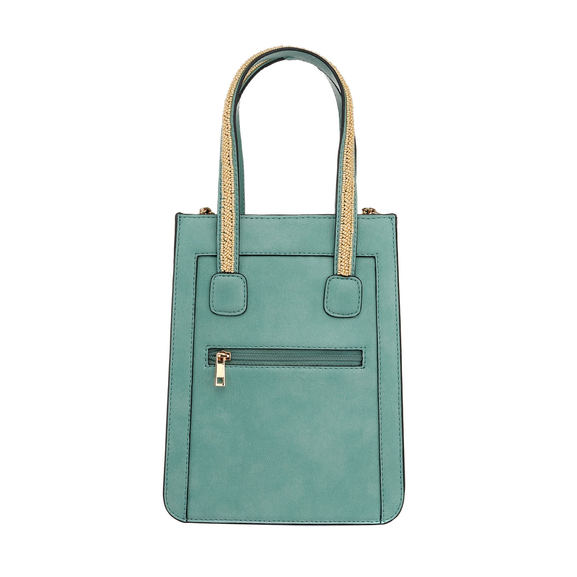 Turquoise Alicia Abstract Mini Bag