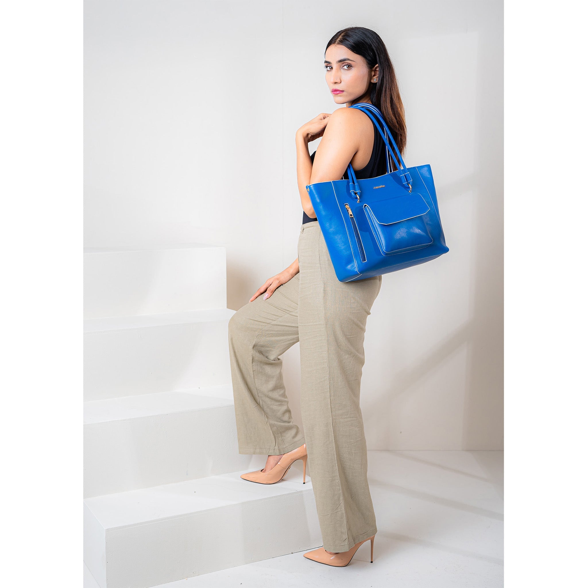 BLUE ASTRA TOTE BAG