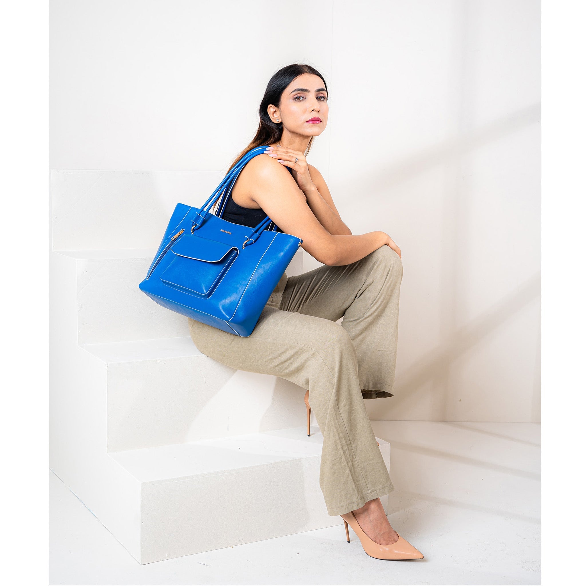 BLUE ASTRA TOTE BAG