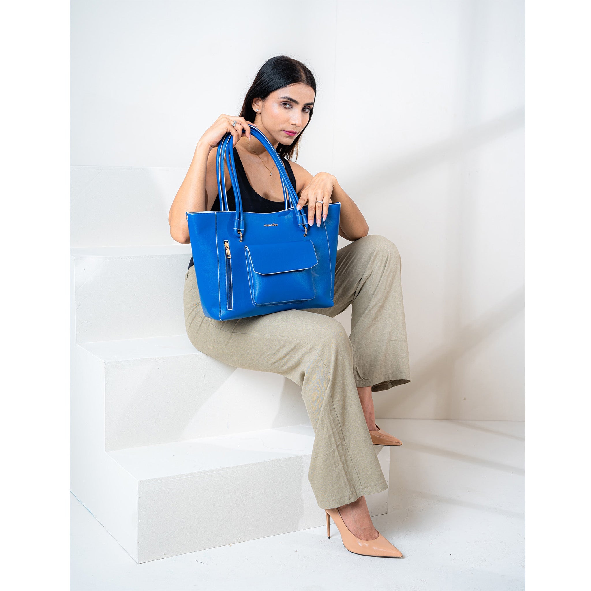 BLUE ASTRA TOTE BAG