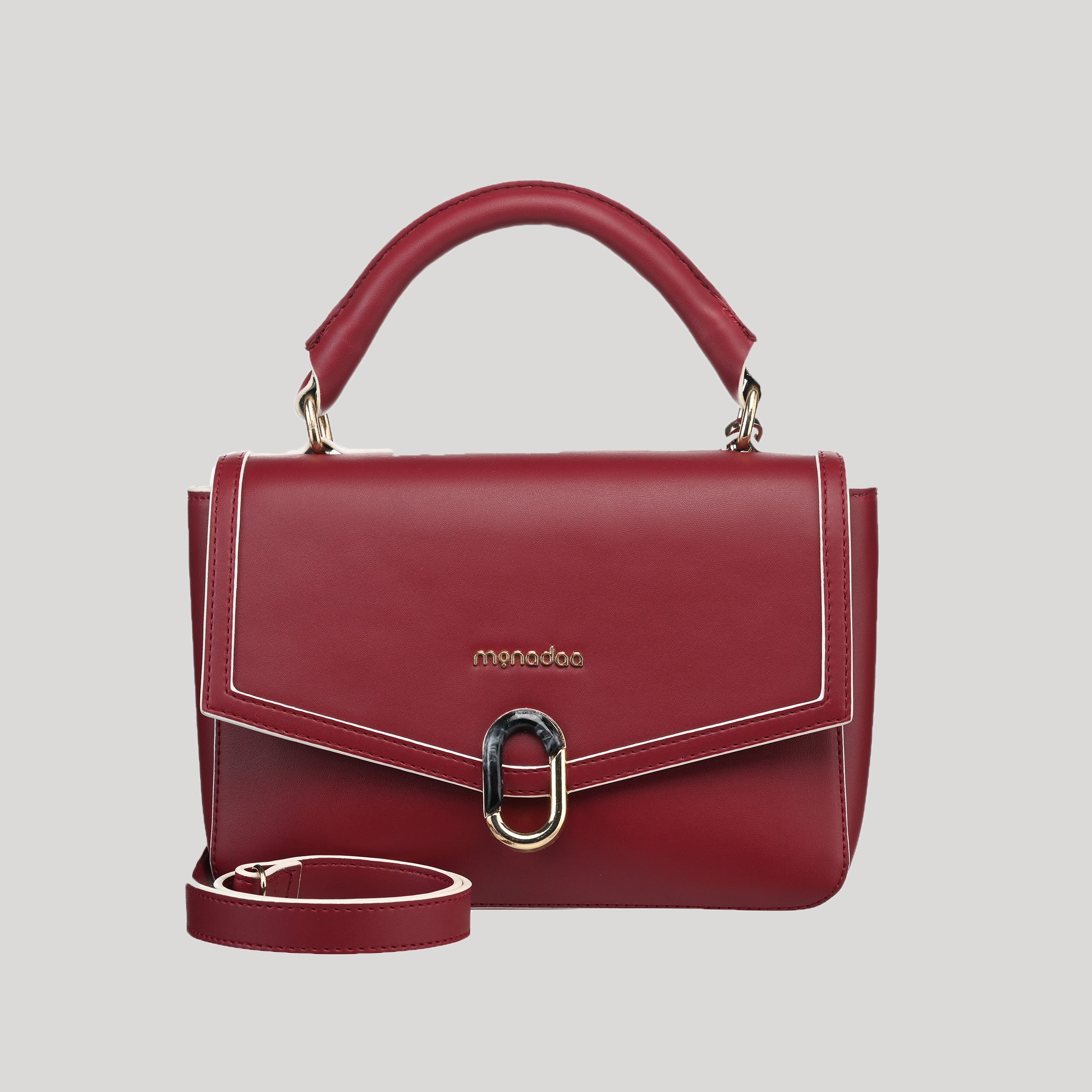 MAROON CELIA HANDBAG