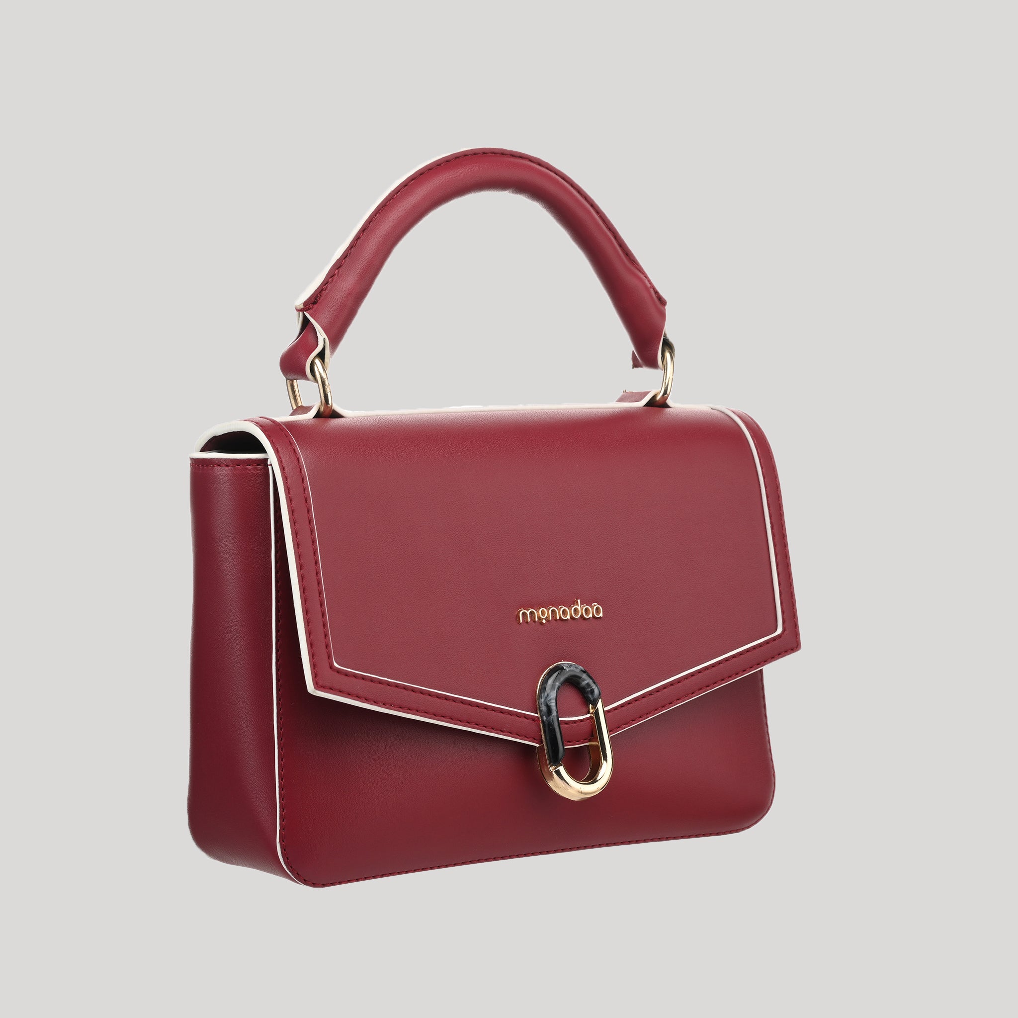 MAROON CELIA HANDBAG