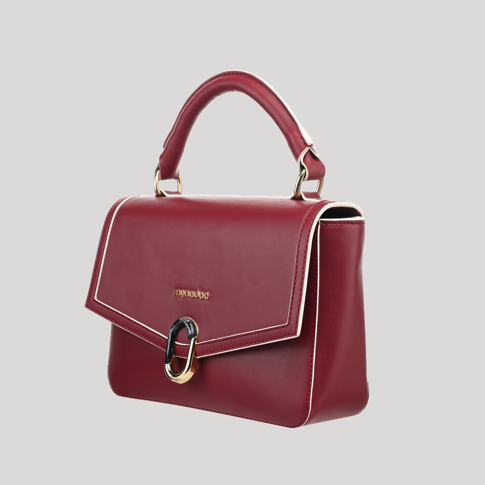 MAROON CELIA HANDBAG