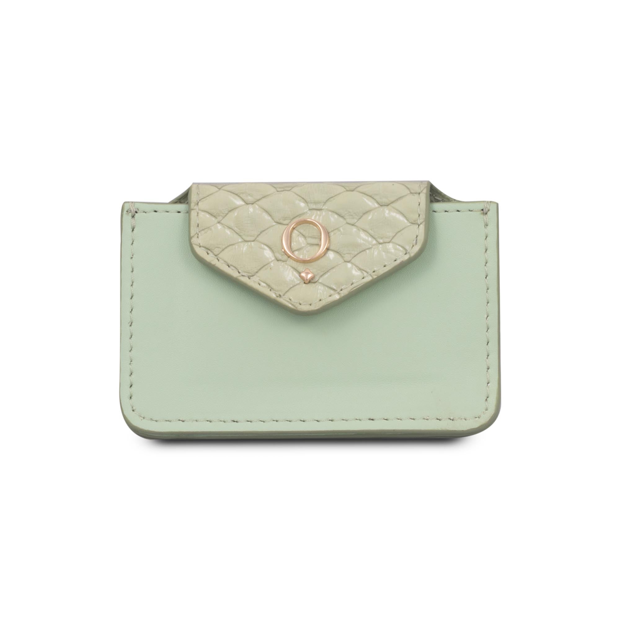 Green Claire Card Holder