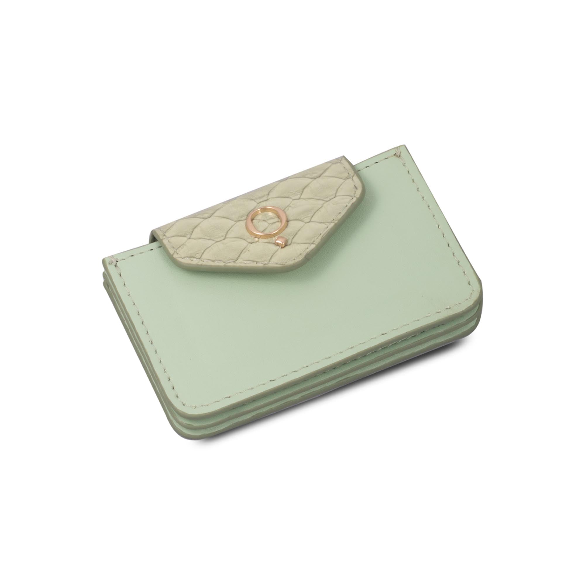 Green Claire Card Holder