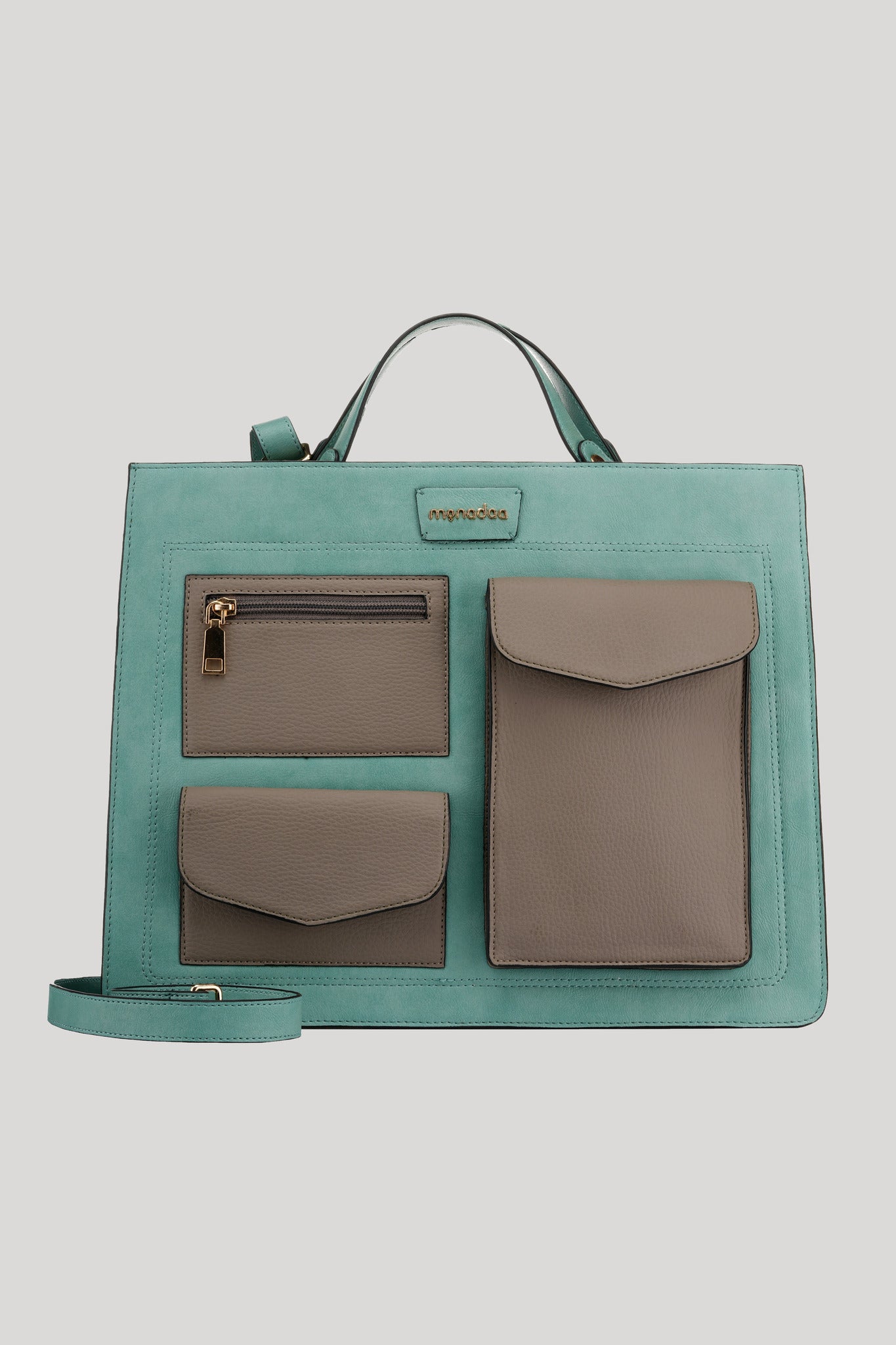 Turquoise Jass Tote Bag