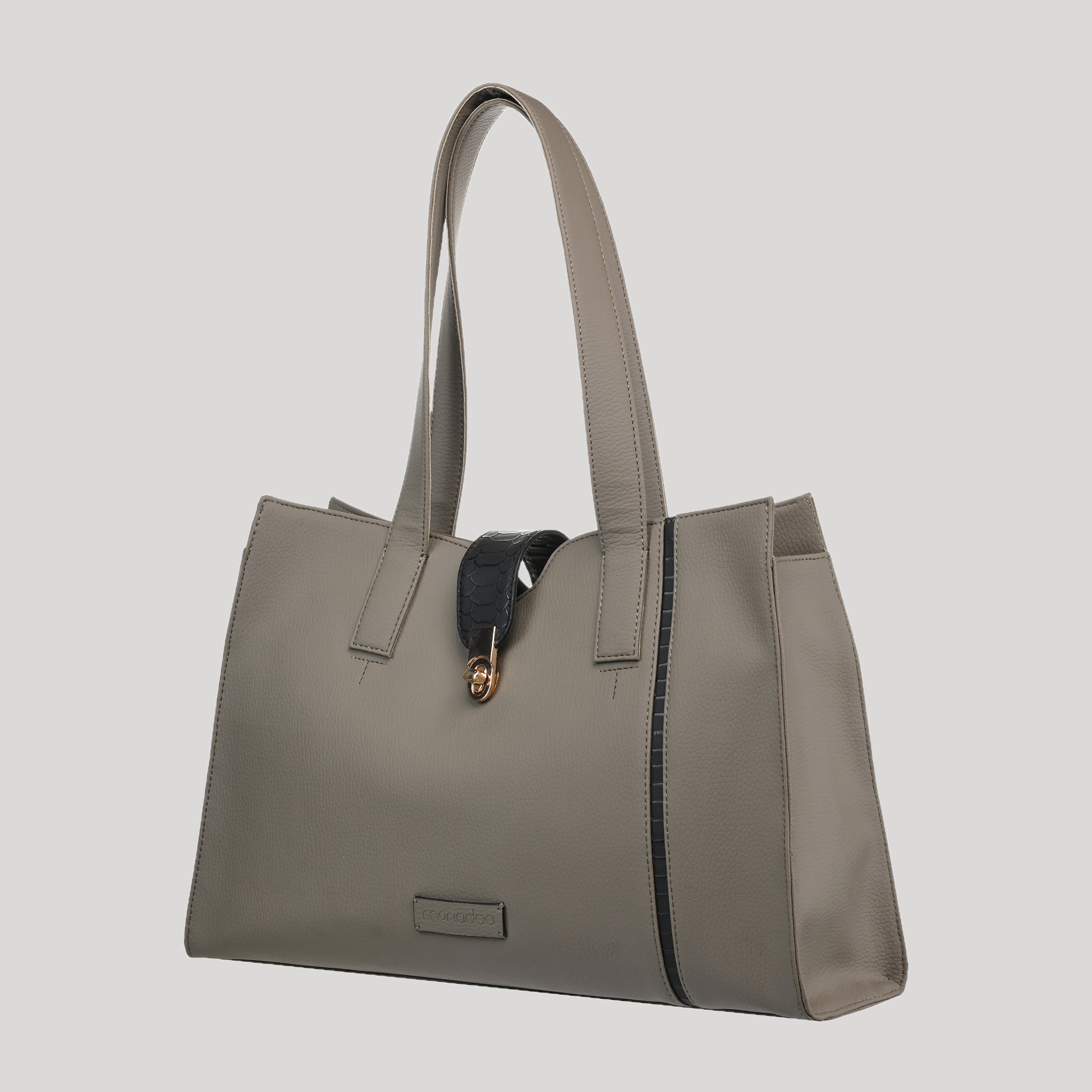 GREY ELIO TOTE BAG