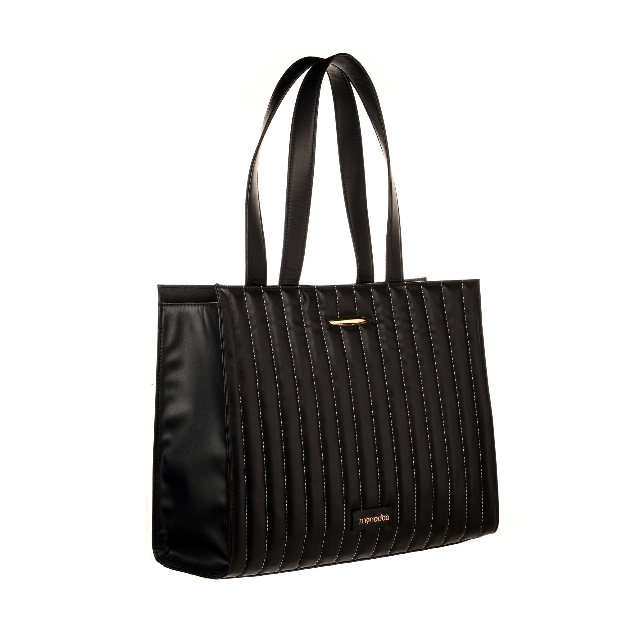 BLACK GEMMA TOTE BAG