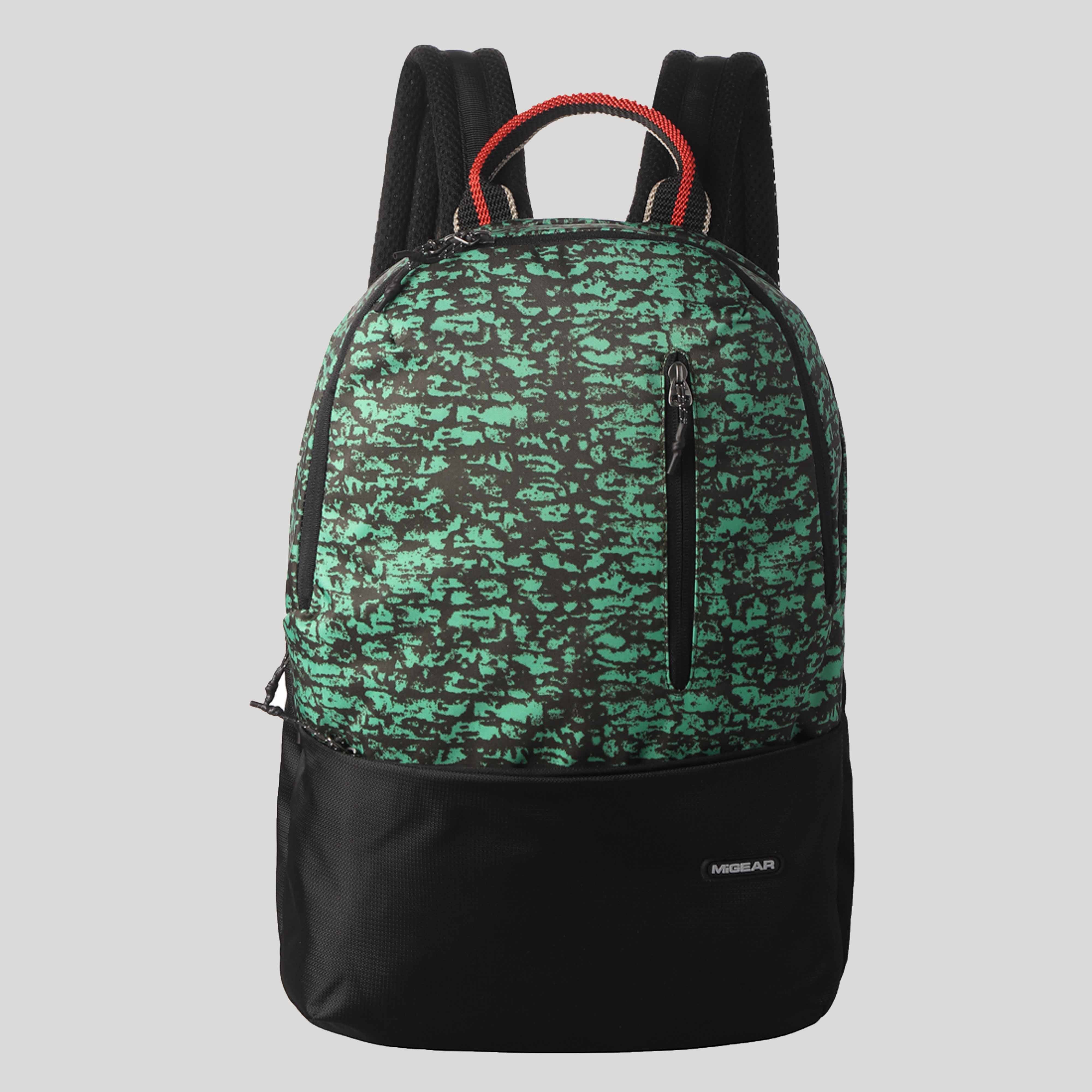 Green Abstract Commuter Backpack