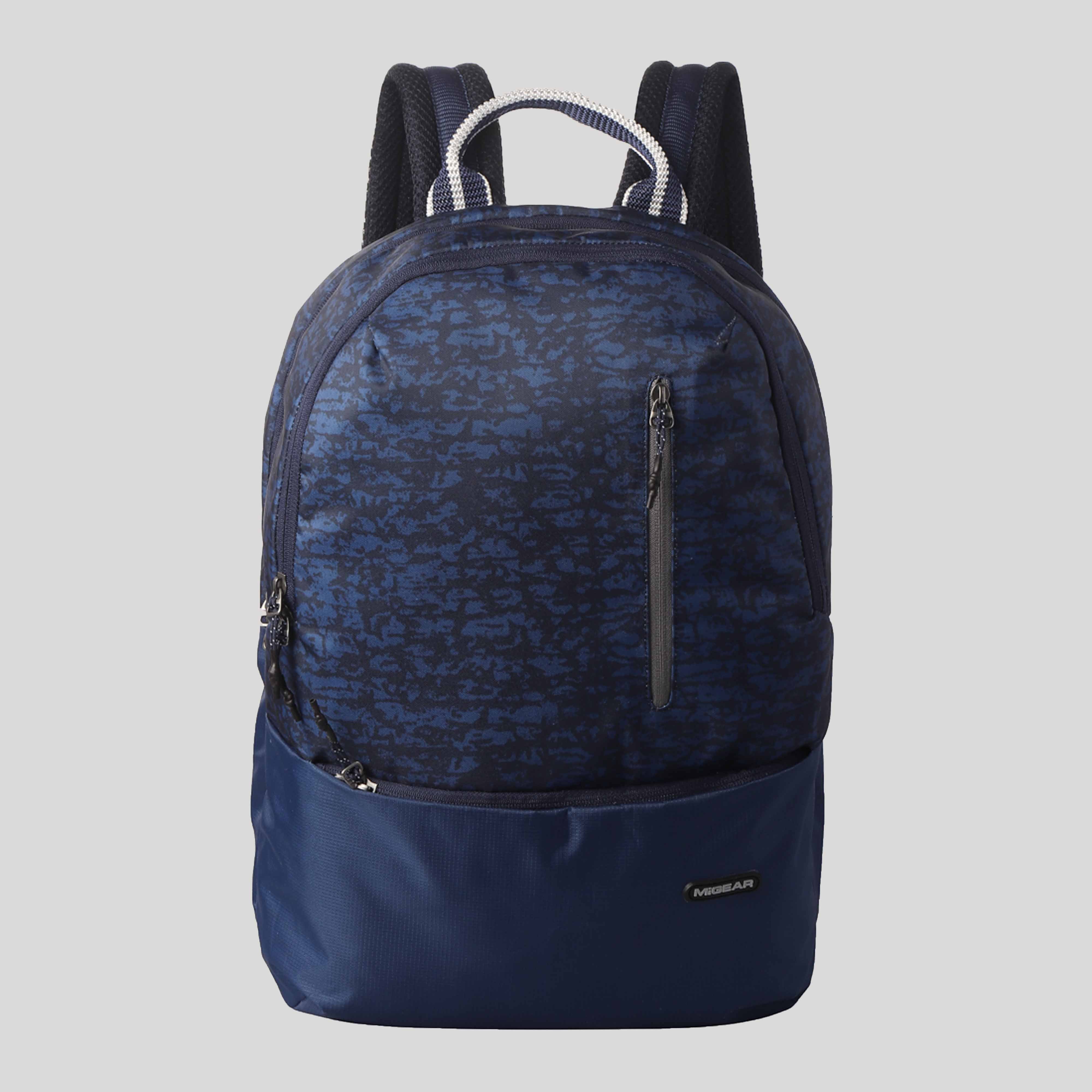 Navy Abstract Commuter Backpack