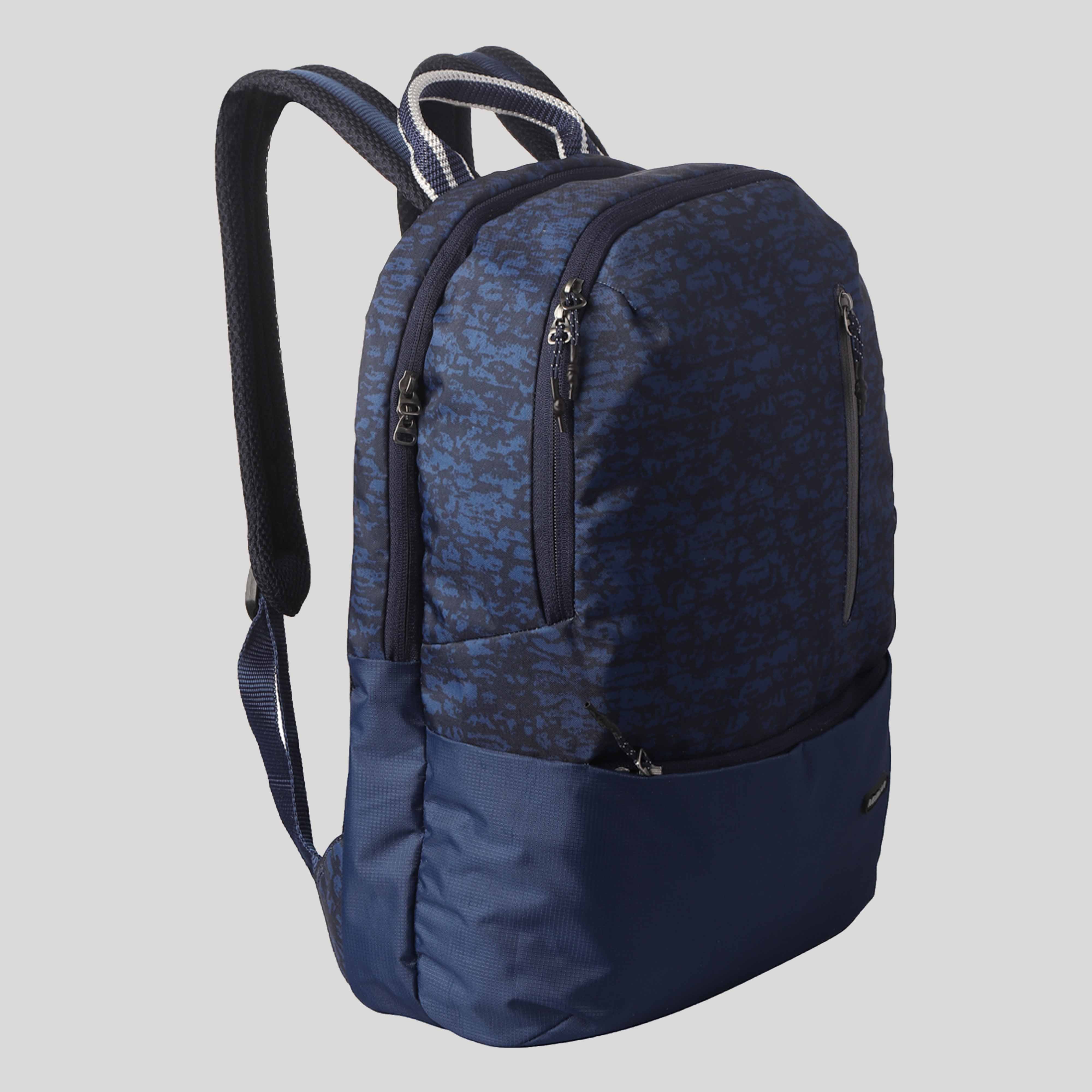 Navy Abstract Commuter Backpack