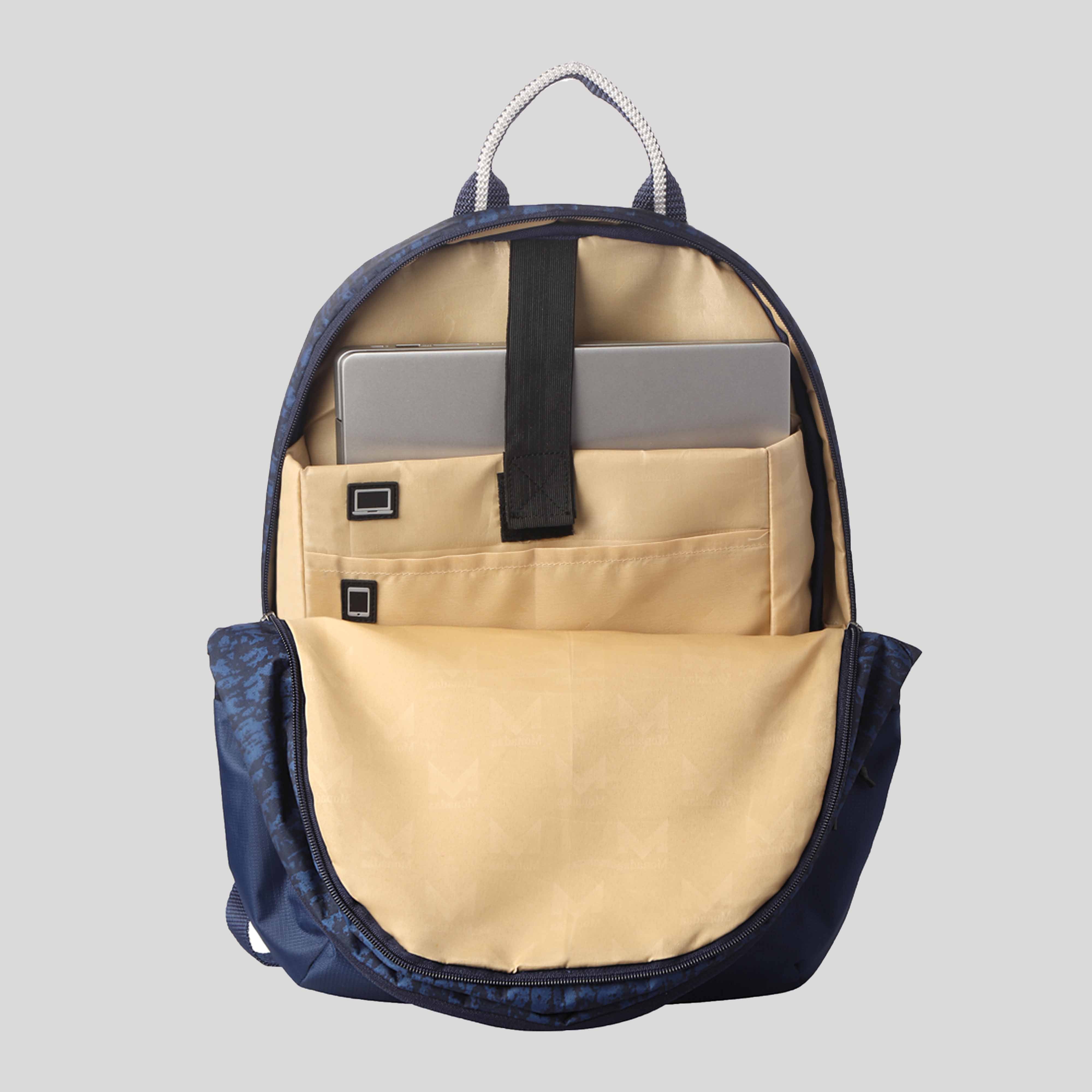 Navy Abstract Commuter Backpack