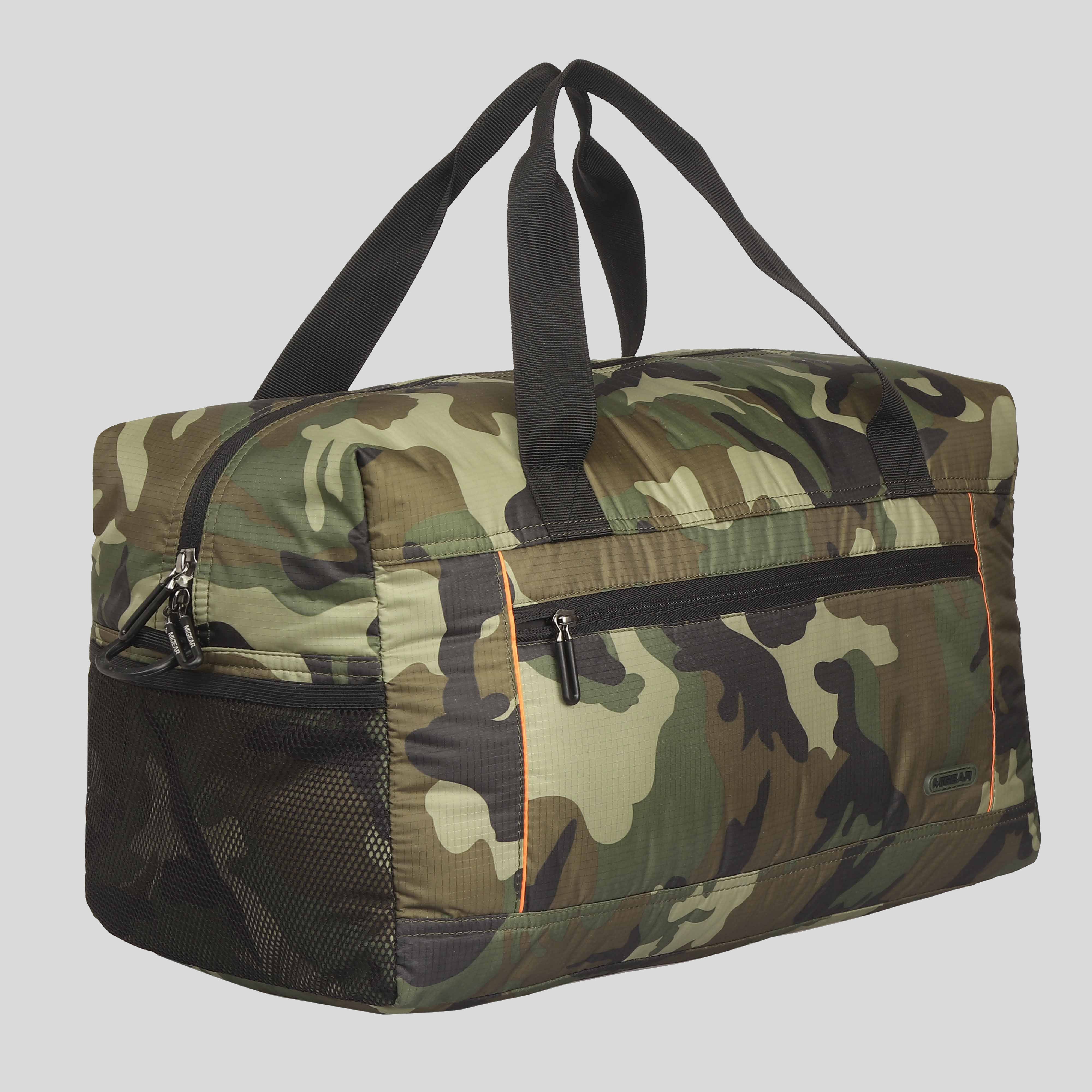 Black Camo Rider Duffle Bag