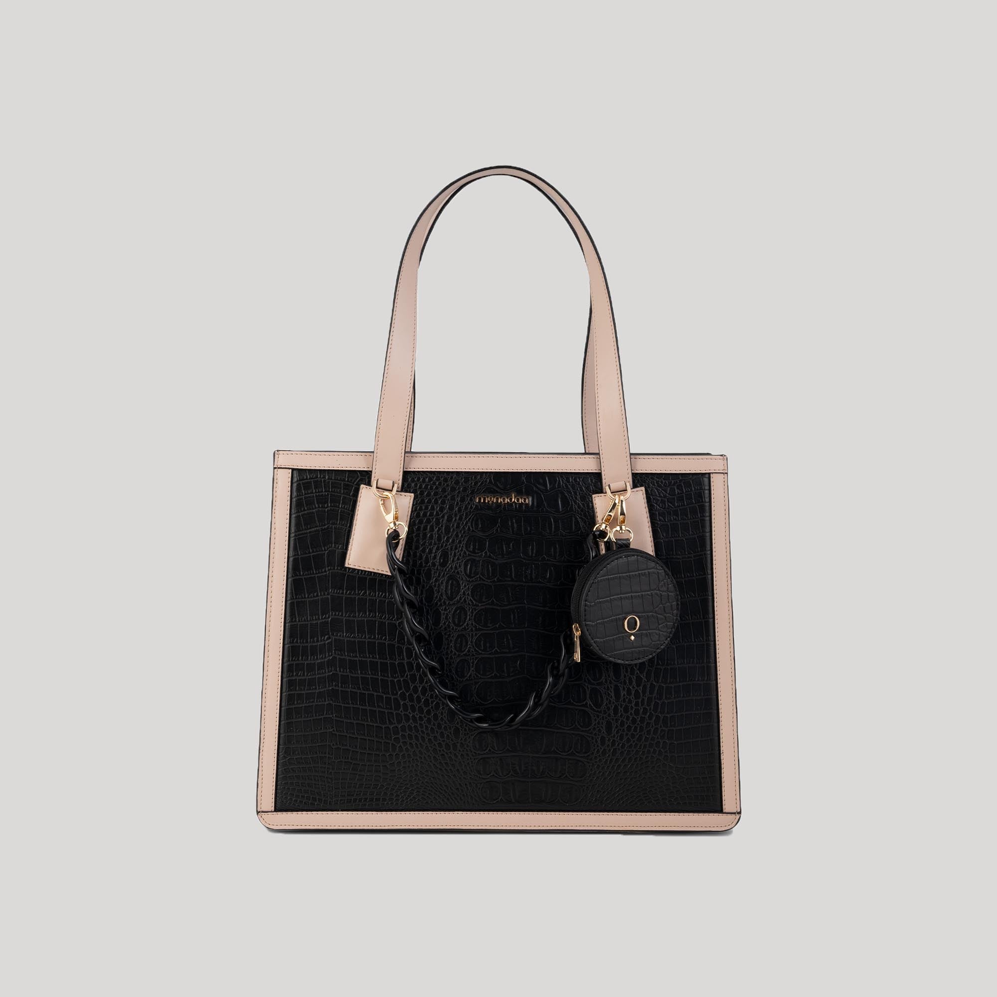 Black Jacqueline Tote Bag