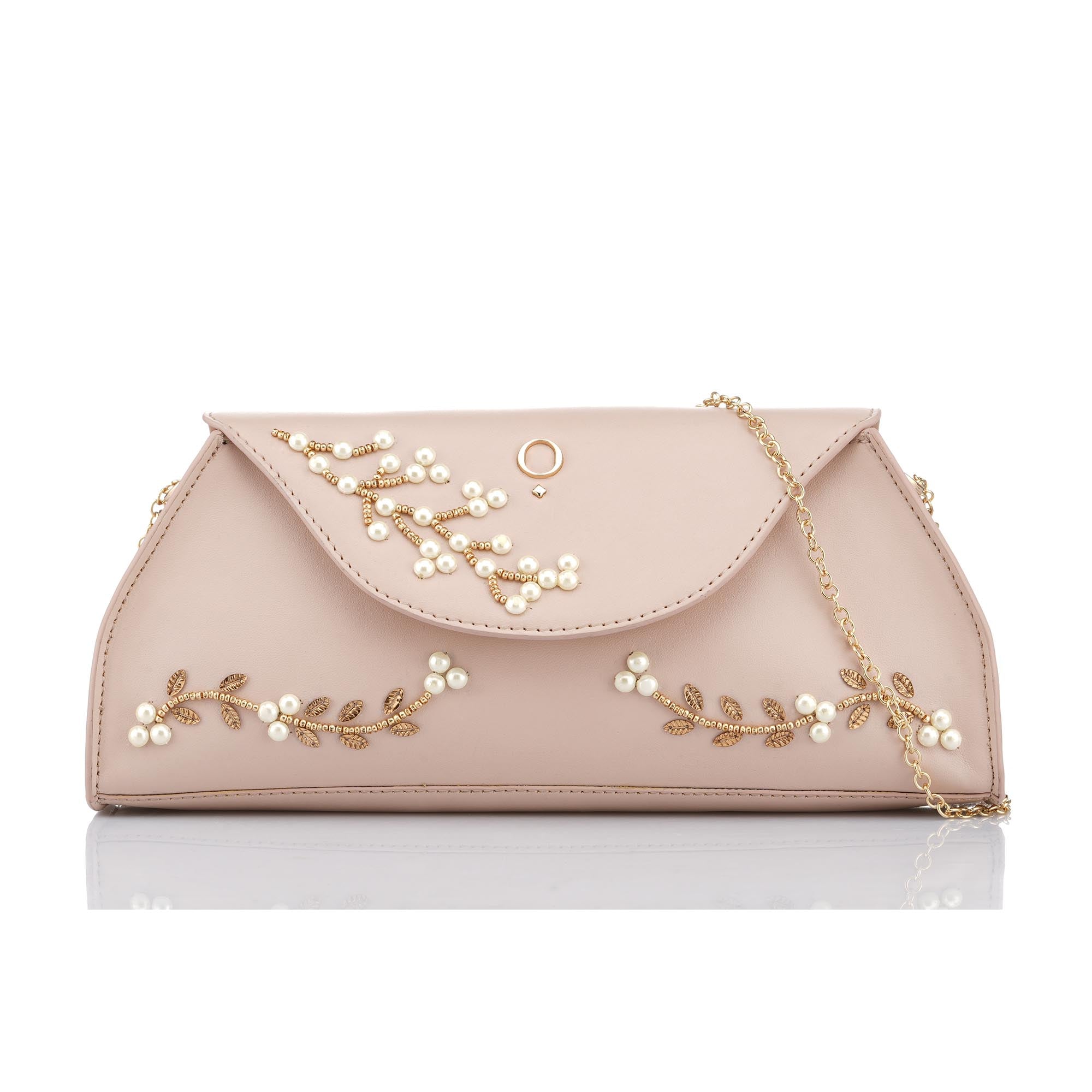 Pink Jewel Evening Clutch