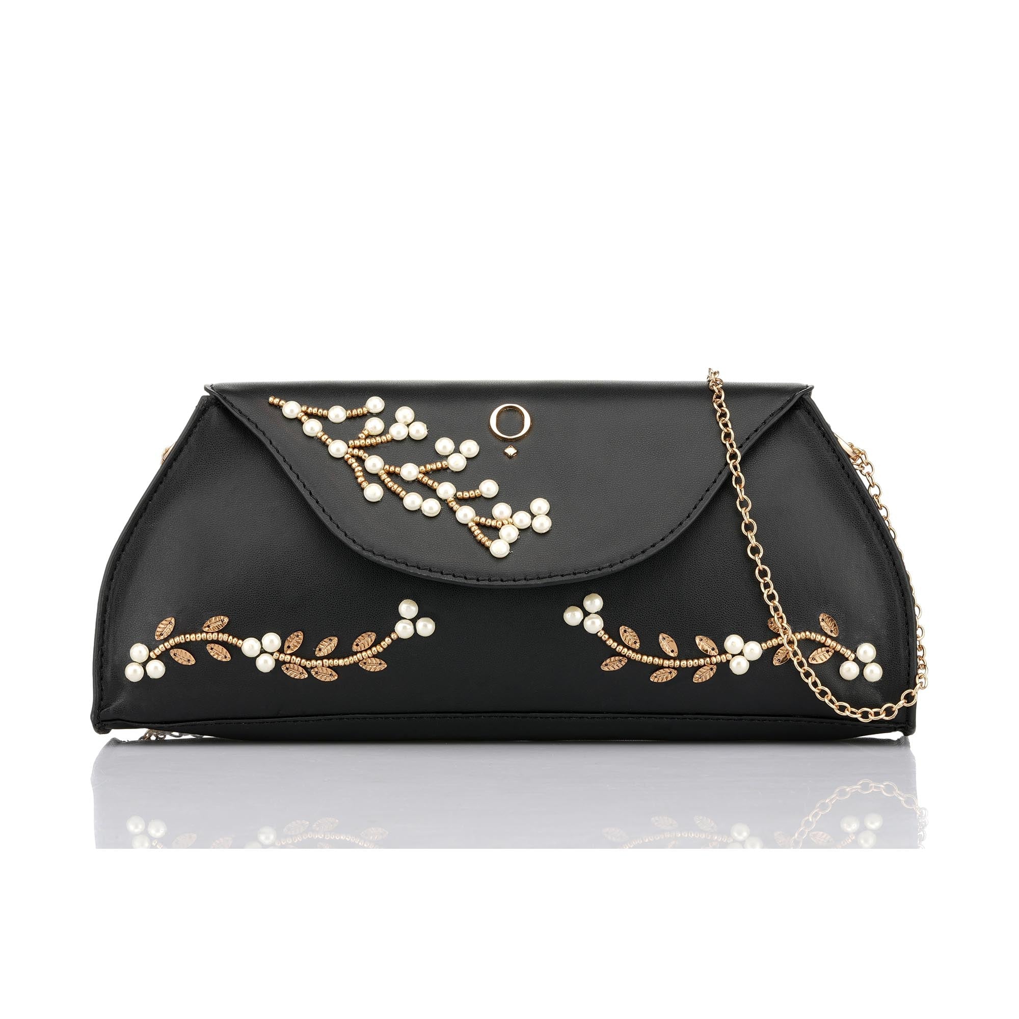 Black Jewel Evening Clutch