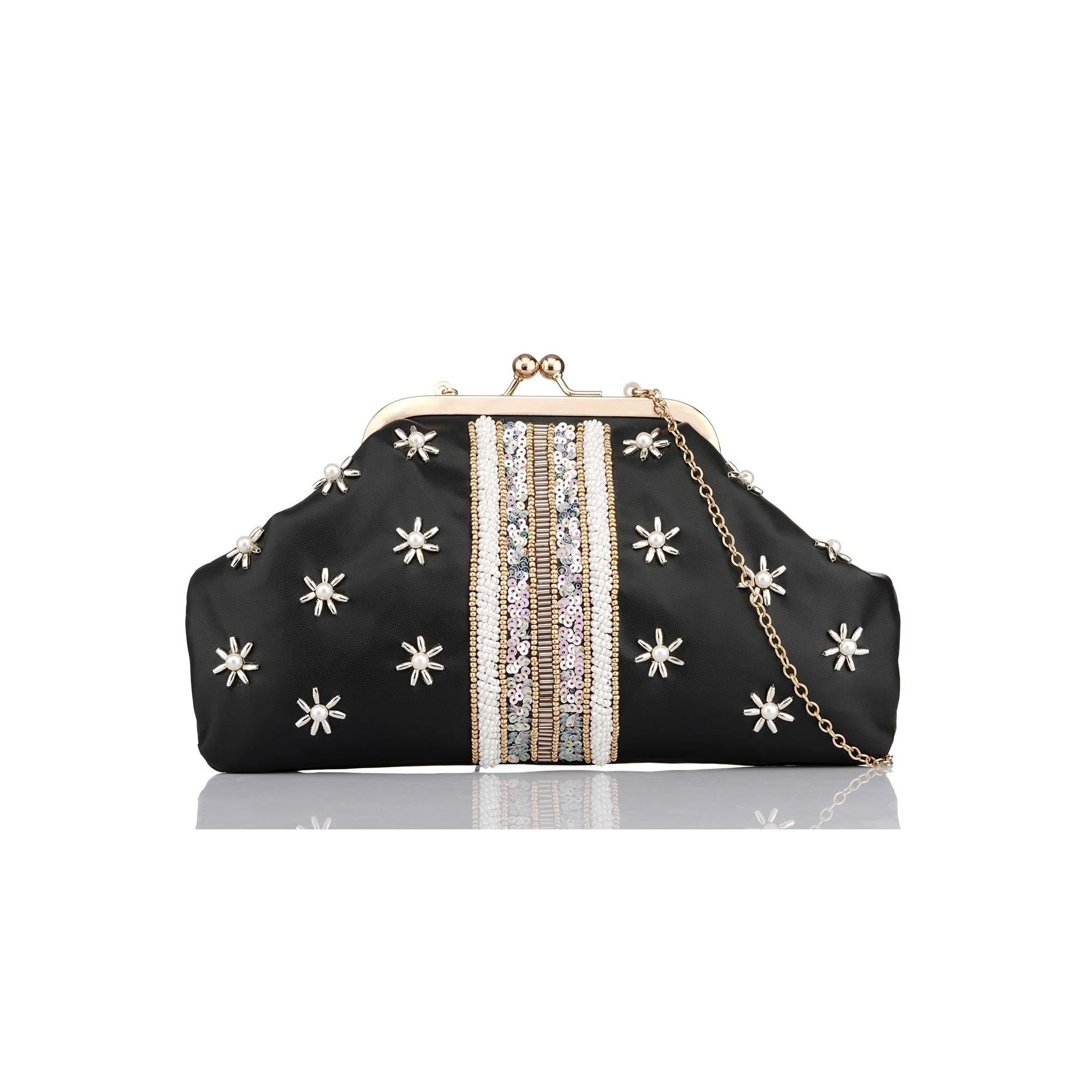 Black Lucie Evening Bag