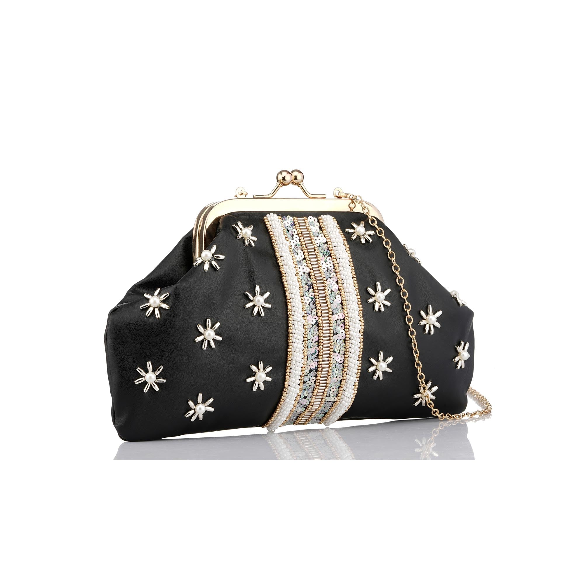 Black Lucie Evening Bag