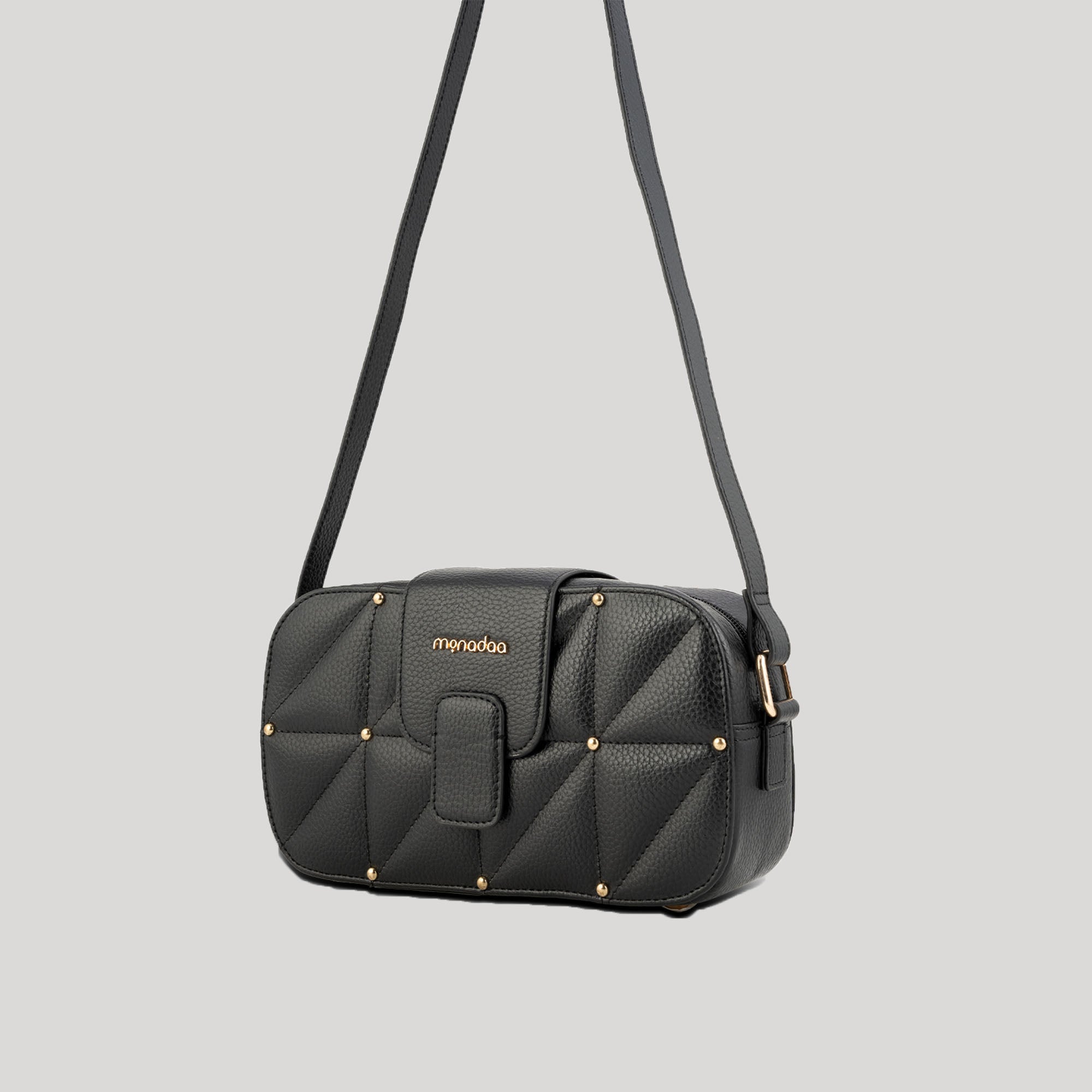 Black Suzette Crossbody Bag